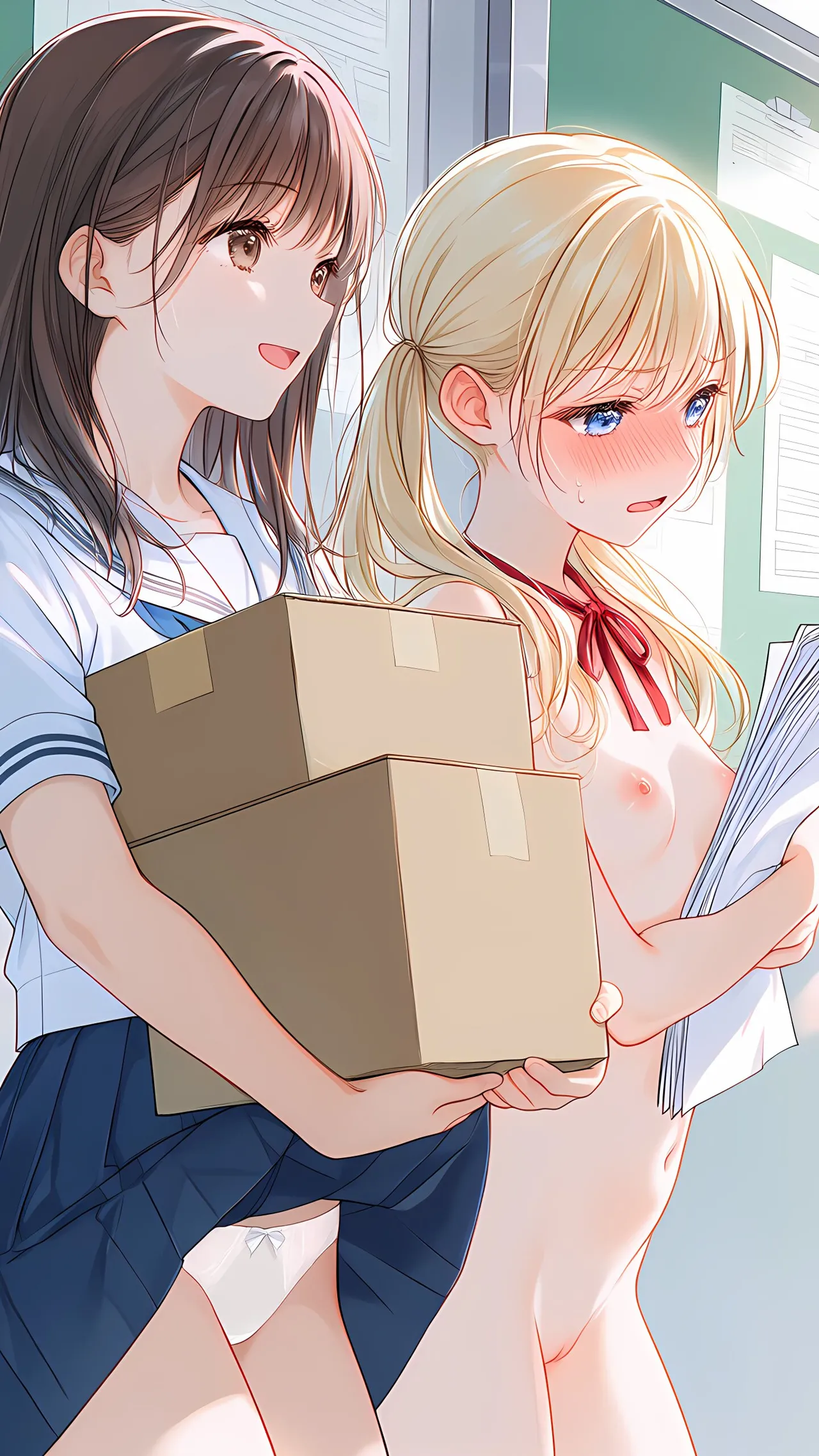 Zenra Toukou | Going to school naked is mandatory for some students page 9 full