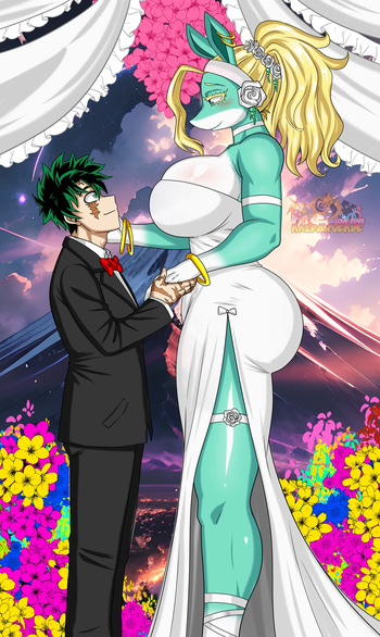 Izuppan comic  izuku x ippan josei cover