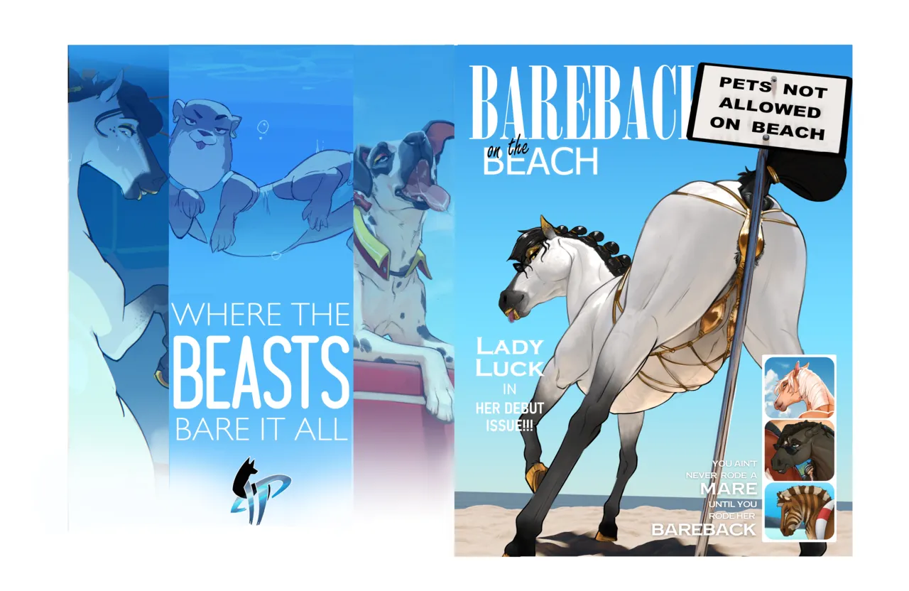 Free-Fer-All – Bareback Beach! page 1 full