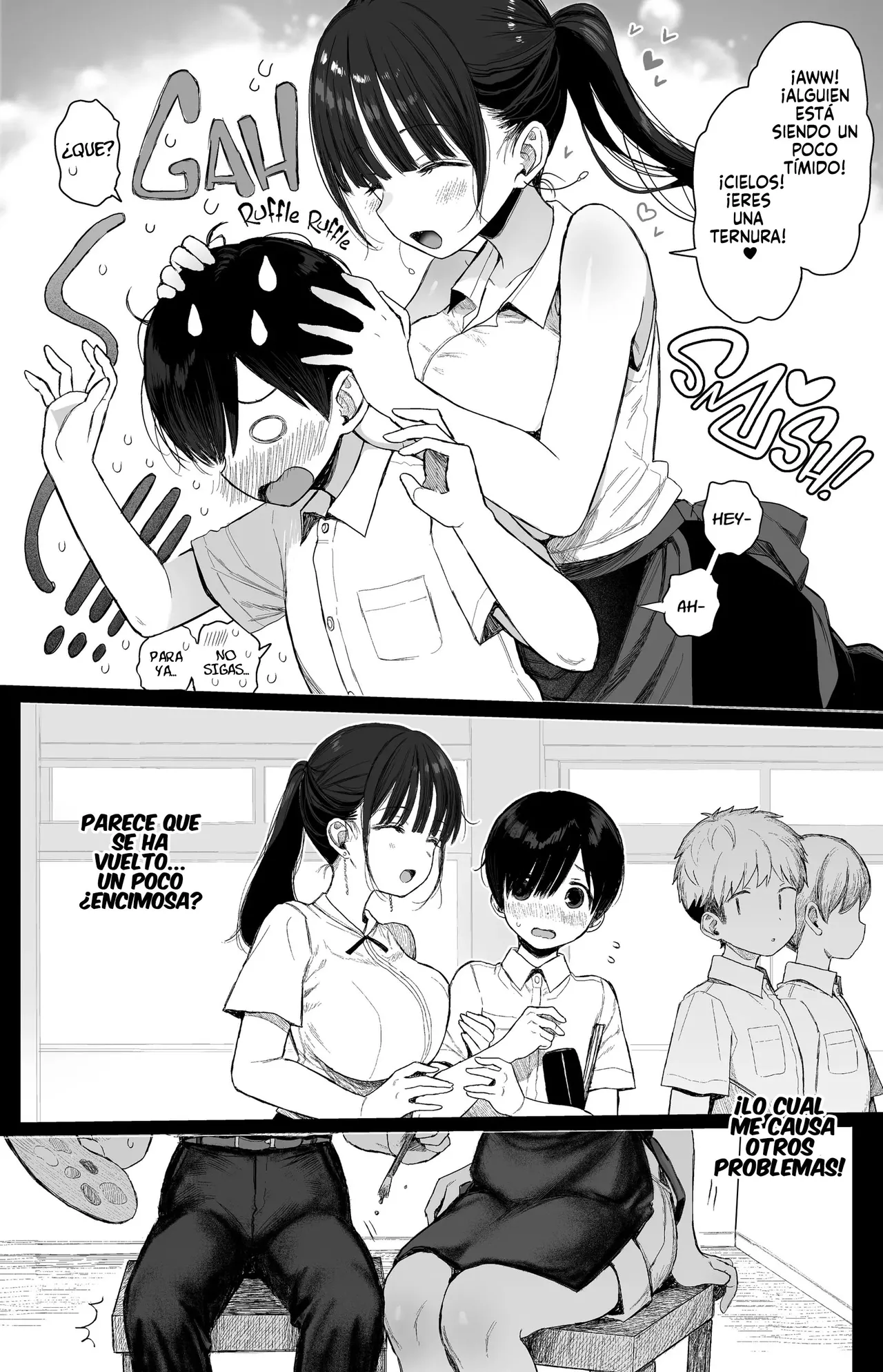 Osananajimi no H na Onee-san wa Suki desu ka？| ¿Seguirías enamorado de tu amiga de la infancia mayor aunque fuera una Chica Traviesa？ page 7 full