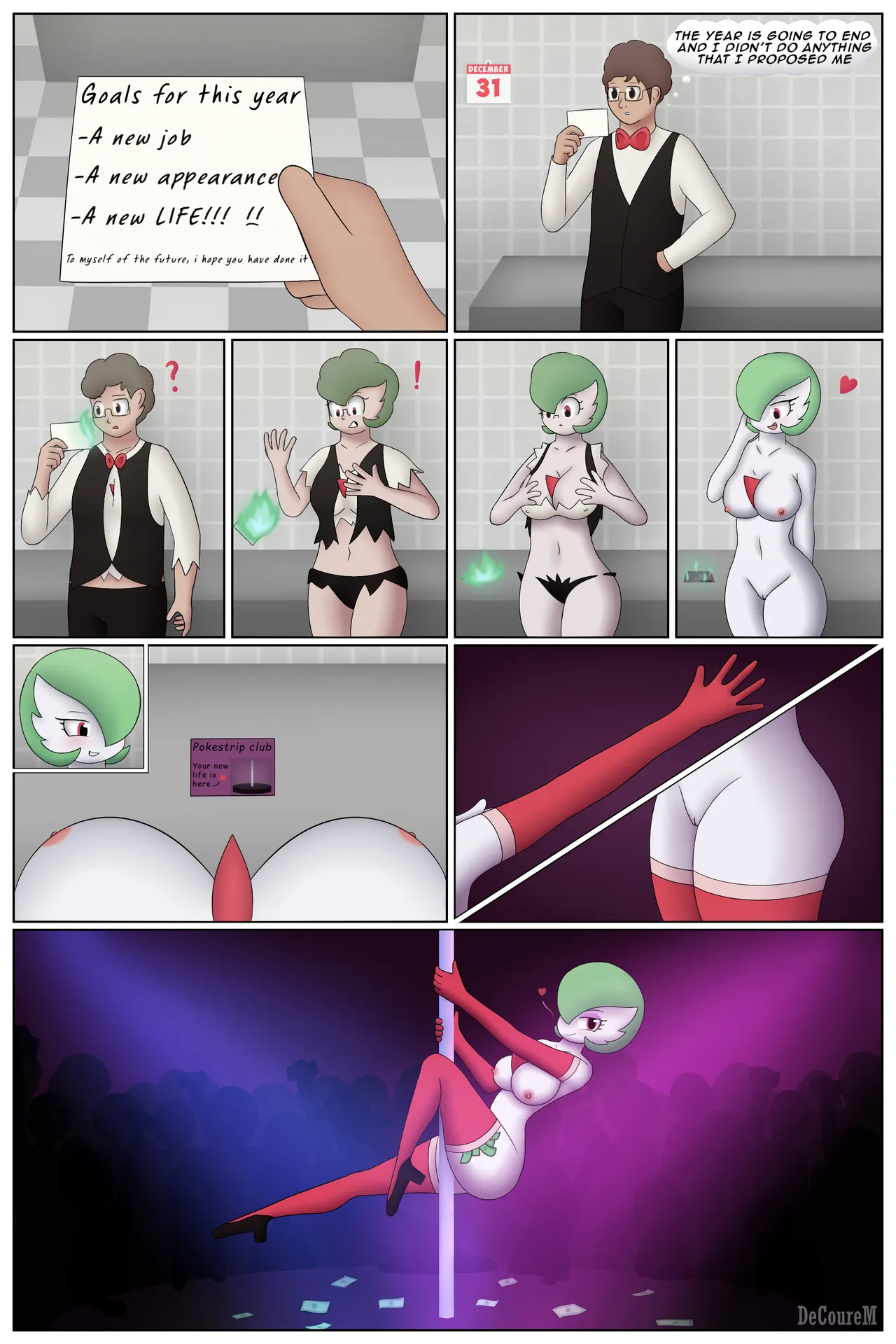 DeCoureM The Pokestrip Club page 1 full