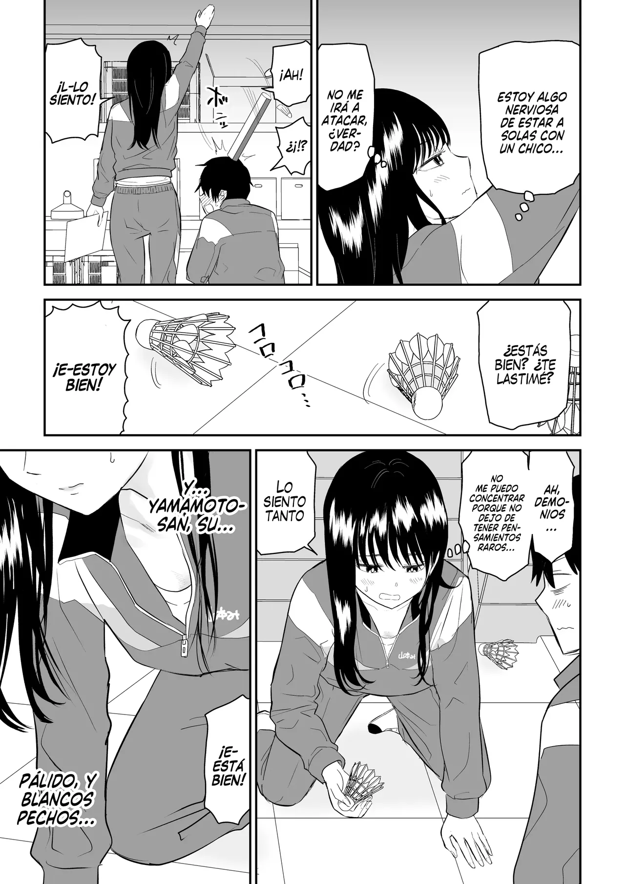 Toraware no Taiiku Souko de Cool-Dere JK to Kusuguri H!｜Encerrados en el Almacén del Gimnasio, Sexo Cosquilleante con una Estudiante Kuudere page 5 full
