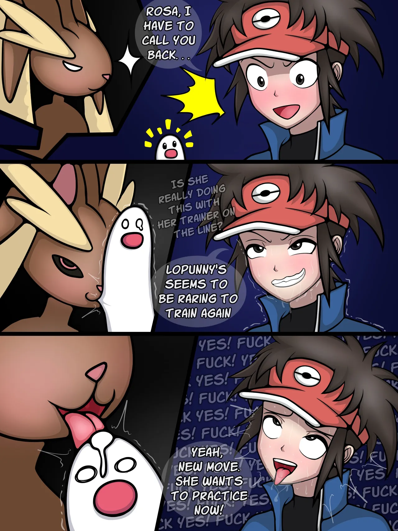 Rosa x Lucario / Nate x Lopunny page 8 full