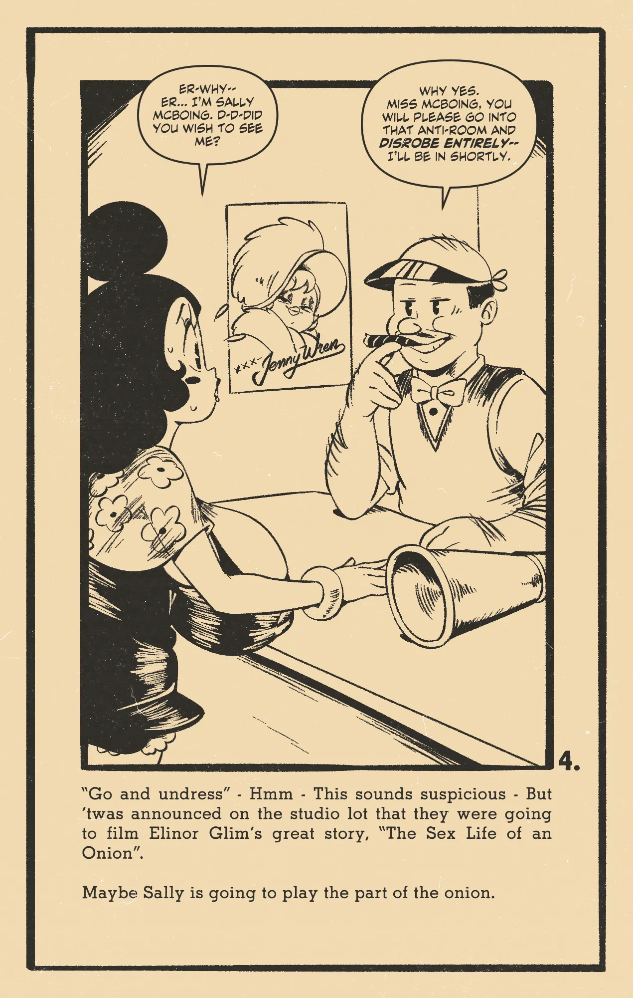 Sally McBoing in "Flesh" page 4 full