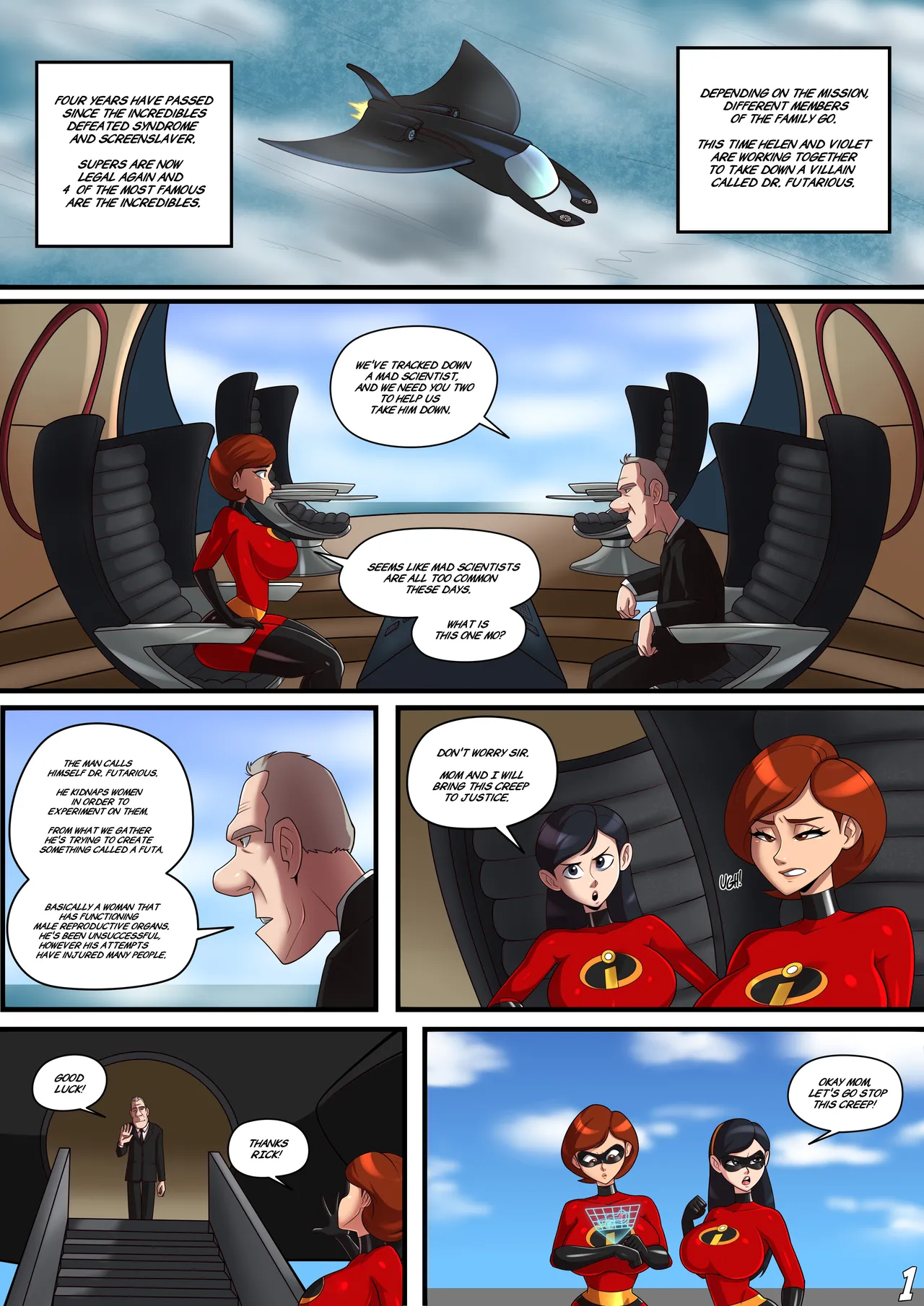 Incestibles: Helen's Stretchy Situation page 2 full