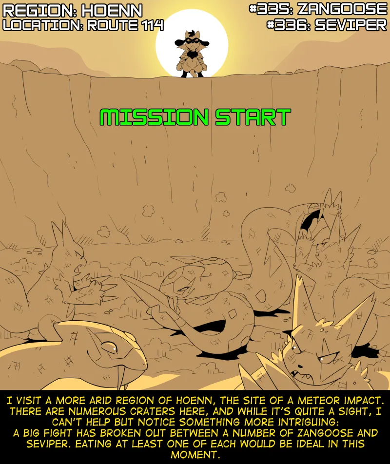 Hildegard's Quest for Aura - Zangoose and Seviper page 1 full