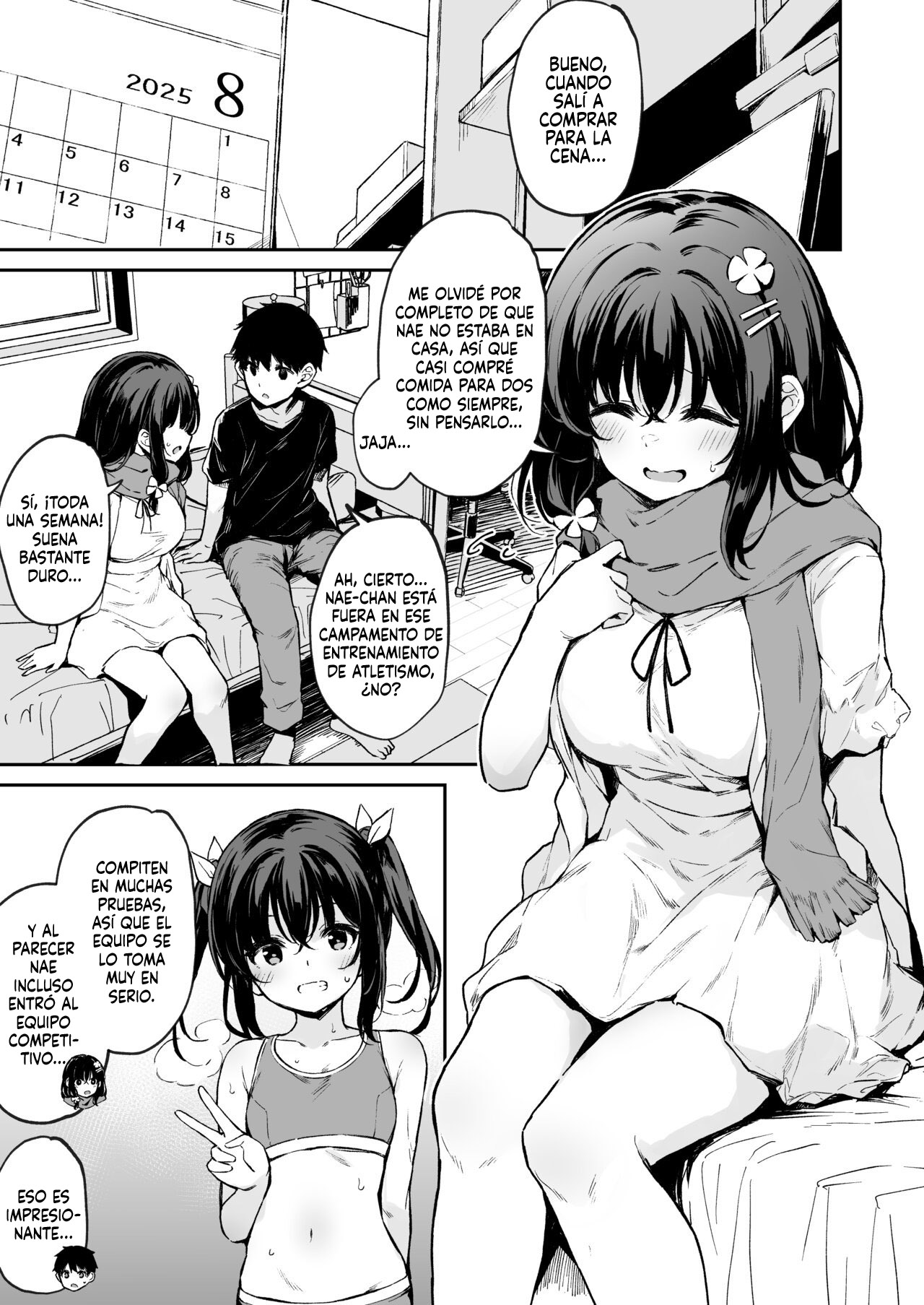 Ochiba Nikki -Jitaku Choukyou Hen 1-｜Diario de las Hojas Caídas -Arco del Entrenamiento en Casa 1- page 4 full