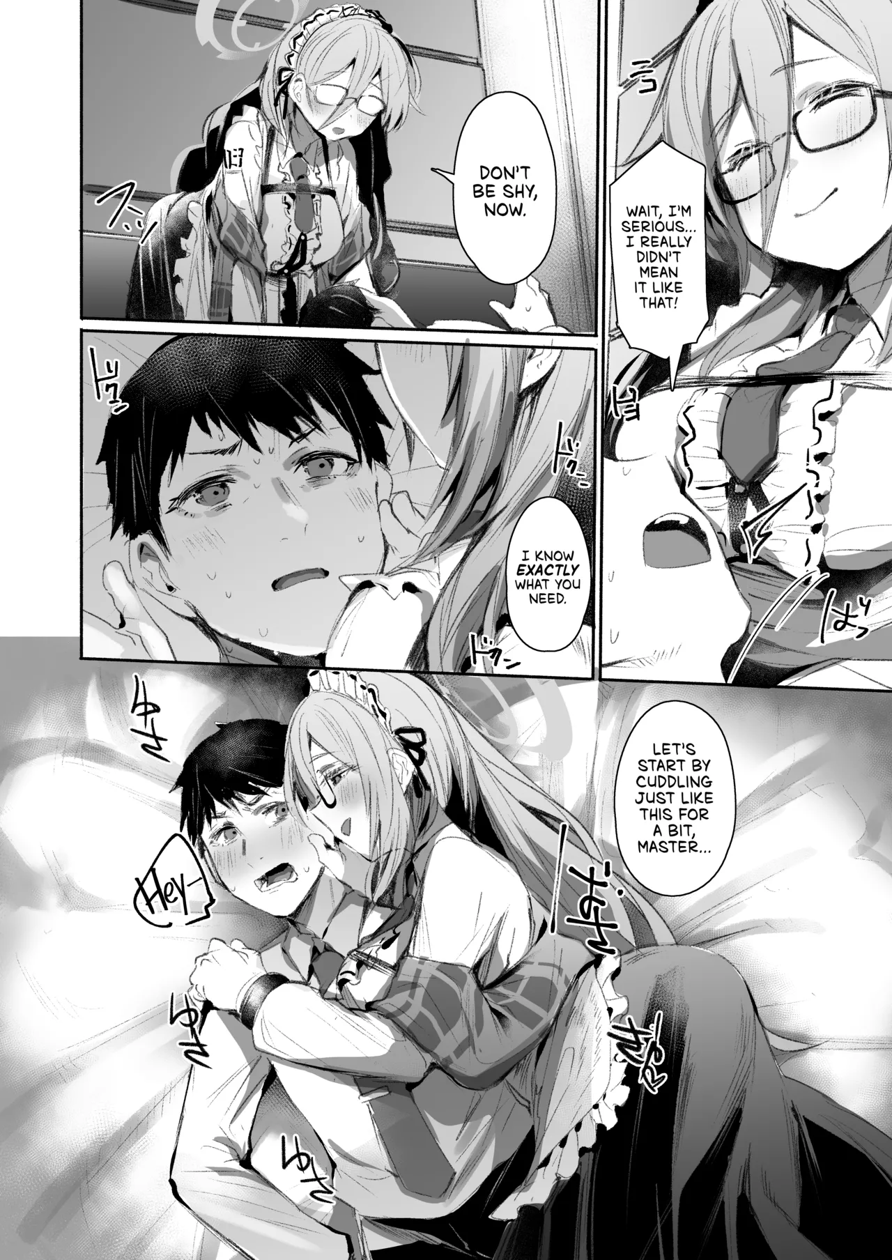 Extra Service Shuujitsu Mitchaku Noukou Houshi | Extra Service: Tender Loving Care, All Day Long page 5 full