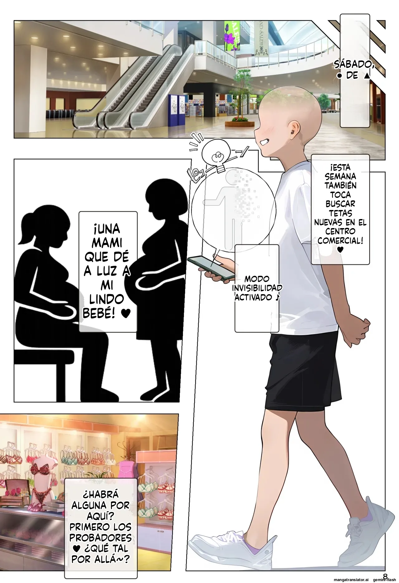 Sonzai shoushitsu apuri de katei shinryaku, boku no musekinin seishi de taku tamago akachan fuyashi houdai 2 - Panic america  MTL page 8 full