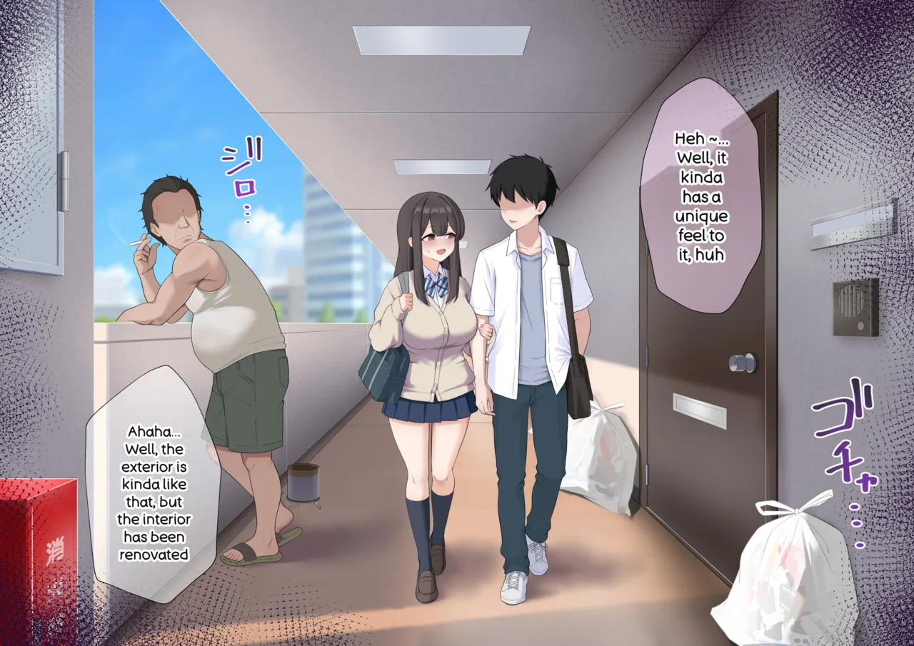 Boyfriend's neighbor's I got creampied by the trash room old man and came too♡ page 5 full