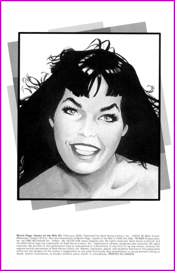 Bettie Page - Queen Of The Nile #2 page 2 full