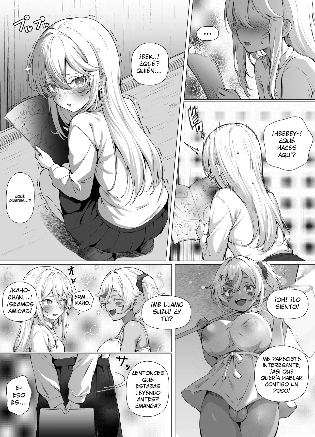Dekachin Futanari Gal ~Suzu-chan no Chi Nichijou 2~ Zenpen｜La pervertida Vida Cotidiana de Suzu-chan ~Una futanari gyaru con un pollón 2~ Parte 1 page 7 full