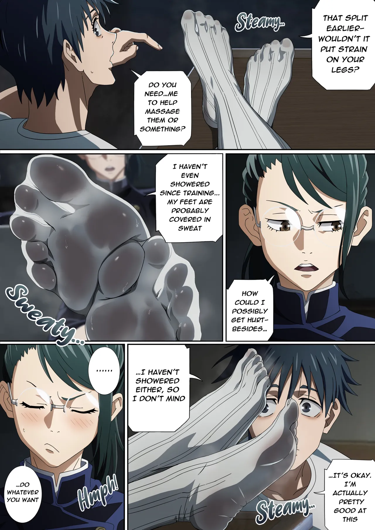 Drowning in Maki-sama's Toes 真希様の足先に溺れて page 4 full