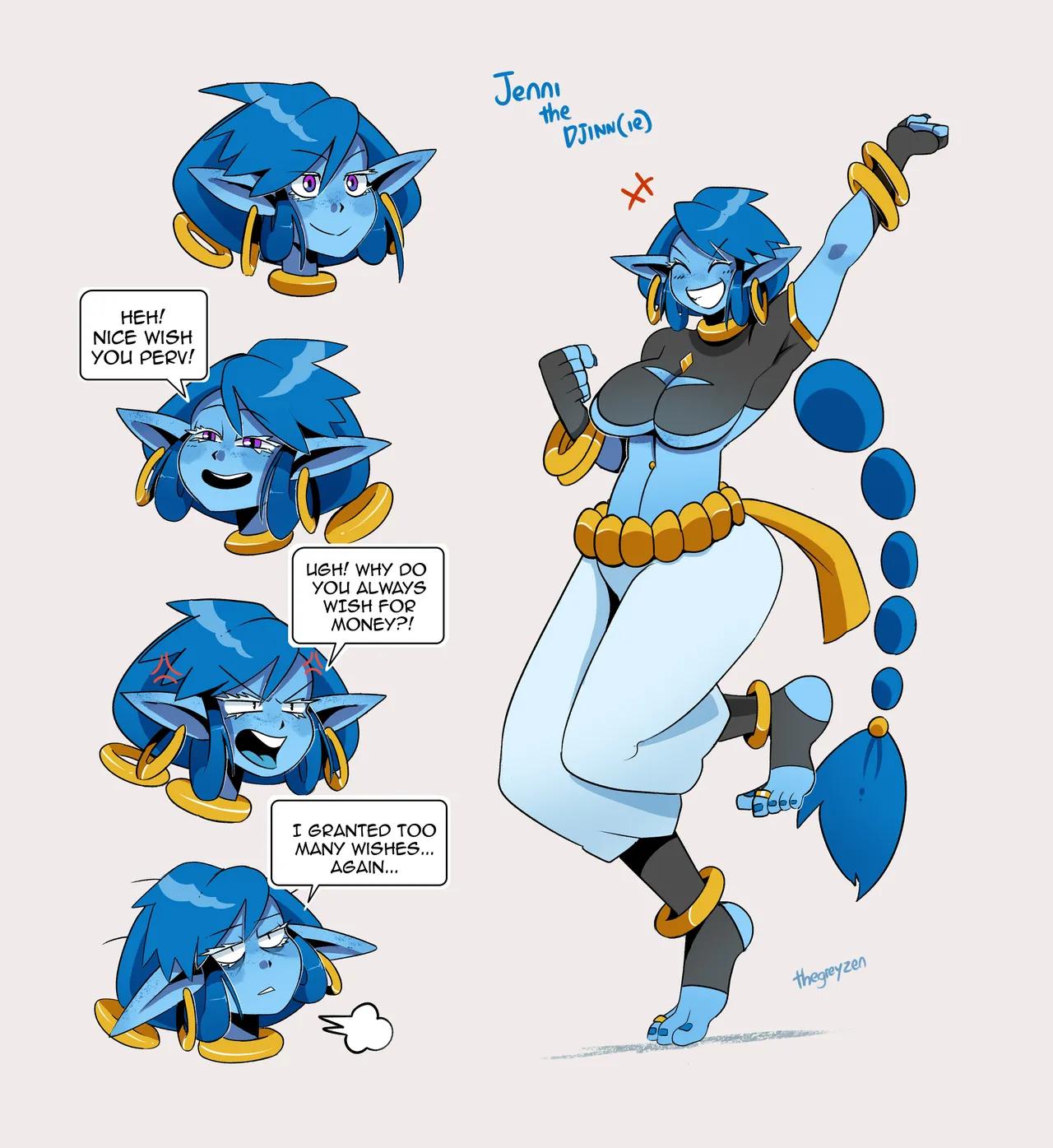 Jenni the Djinn page 1 full