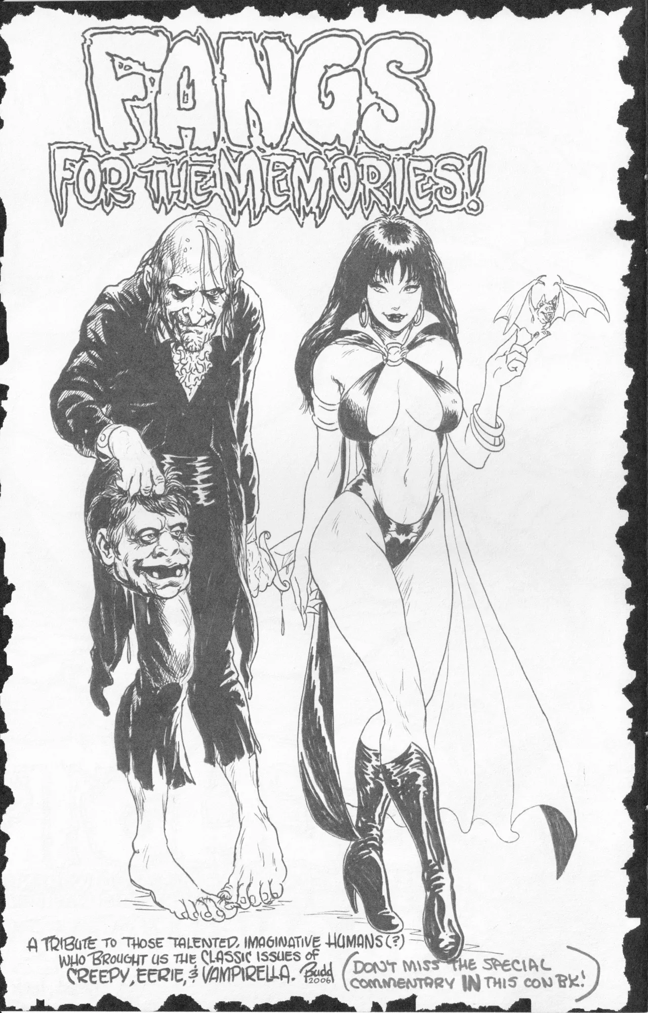 The Cave Drawings of Budd Root - 2010 Convention Art Book page 10 full