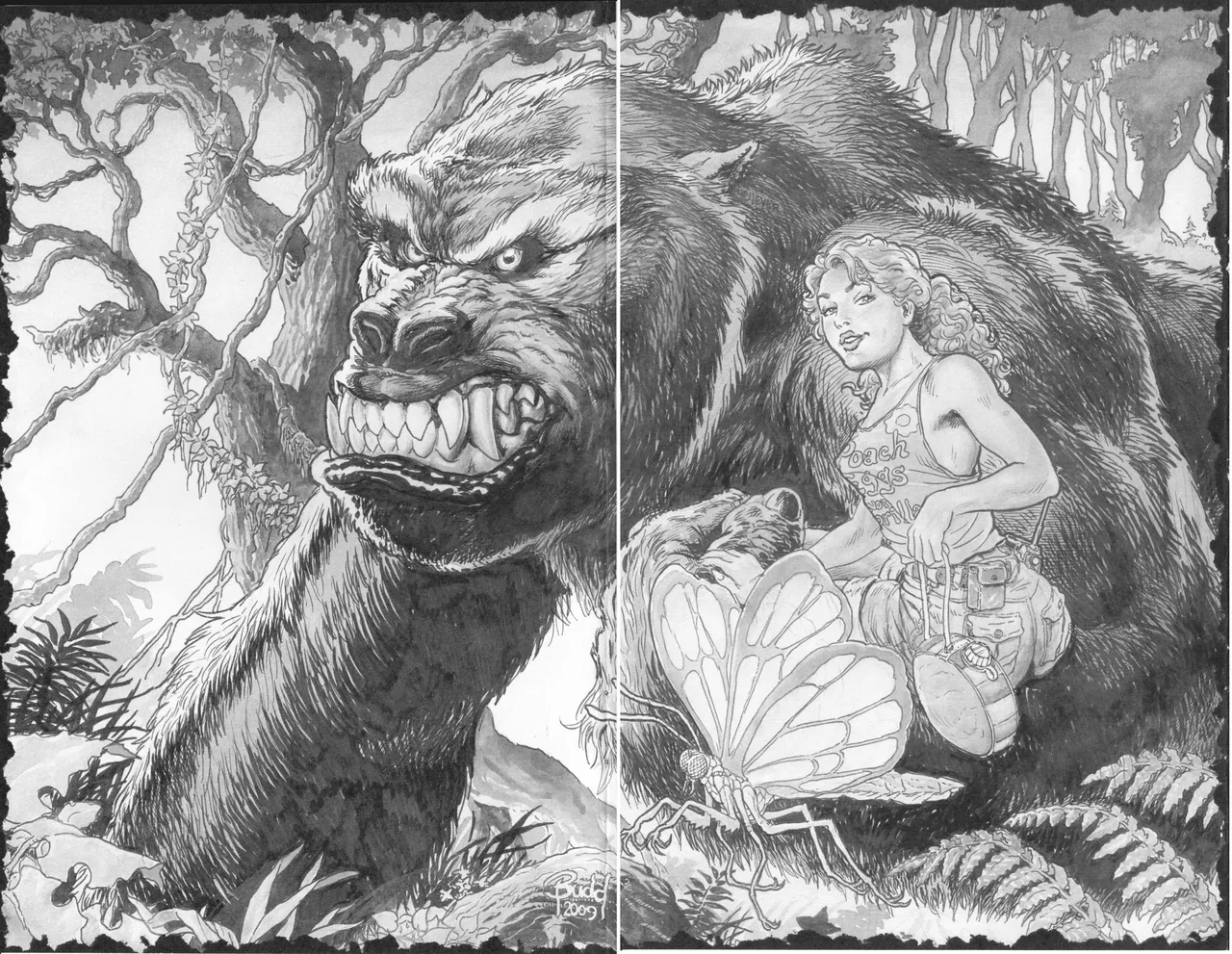 The Cave Drawings of Budd Root - 2010 Convention Art Book page 7 full