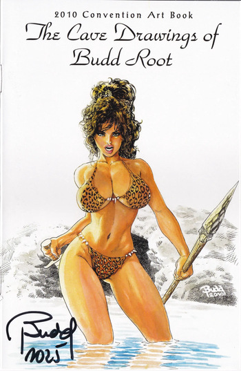 The Cave Drawings of Budd Root - 2010 Convention Art Book cover