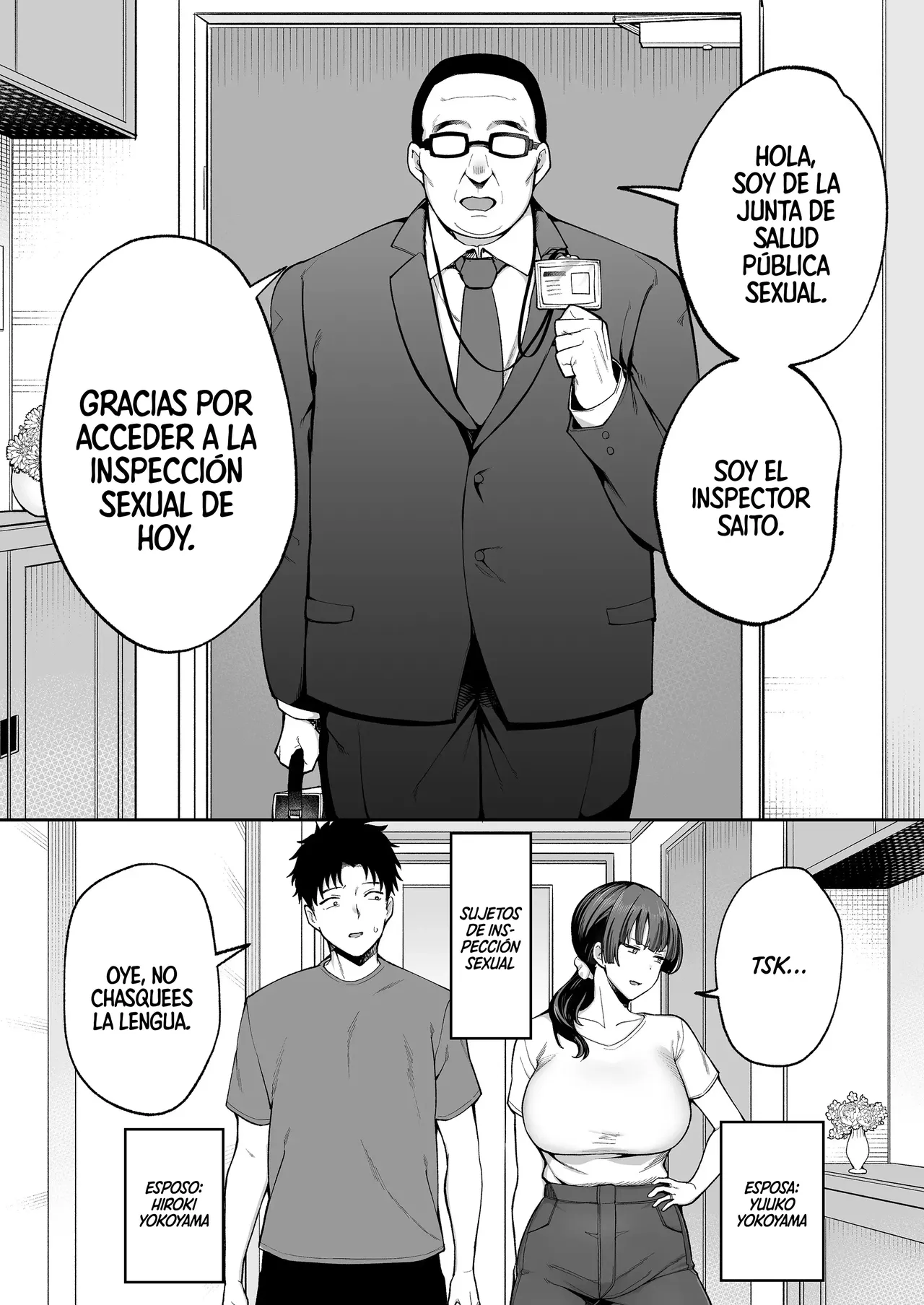 Seimu Chousa wa Totsuzen ni. ~Aisuru Tsuma e no Namahame Chousa~ | Inspección Sexual Sorpresa page 3 full