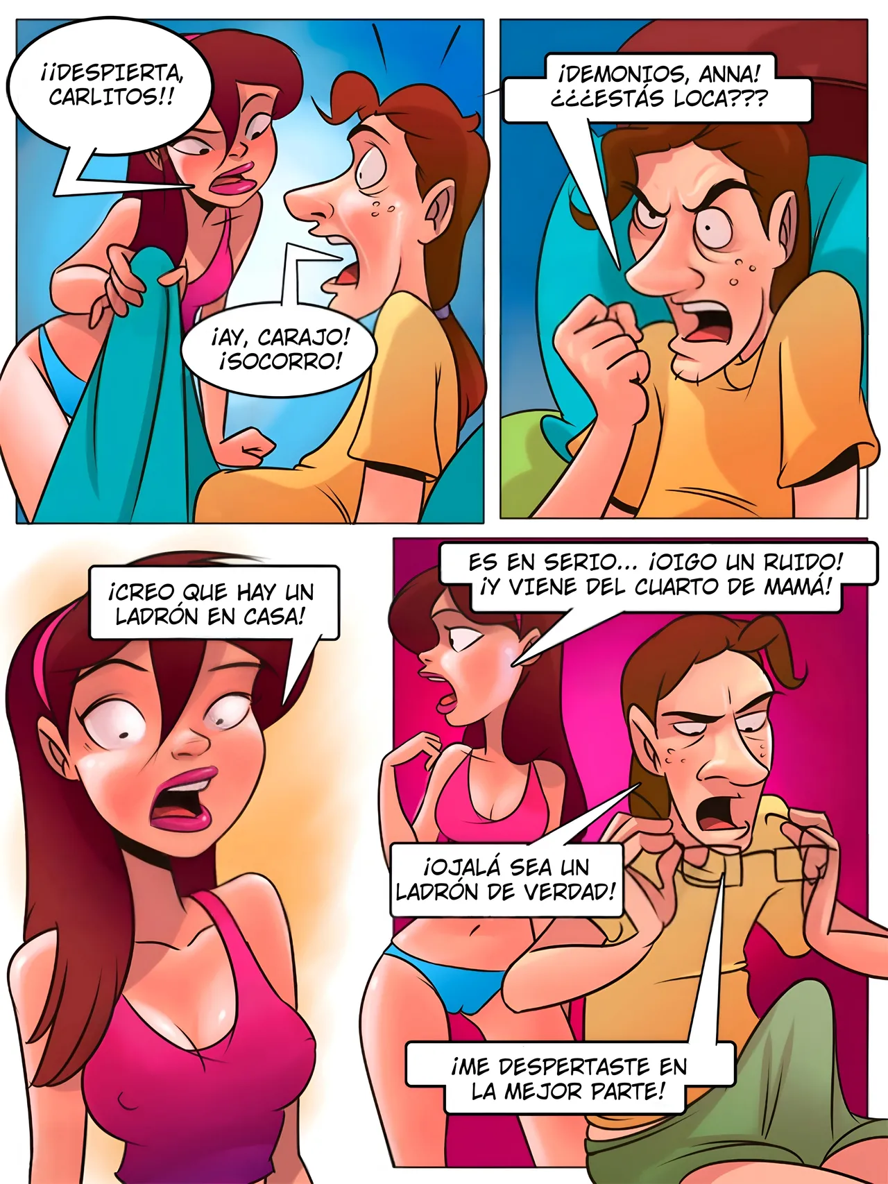 Familia Sacana 08 - Espiando a papá y mamá page 4 full