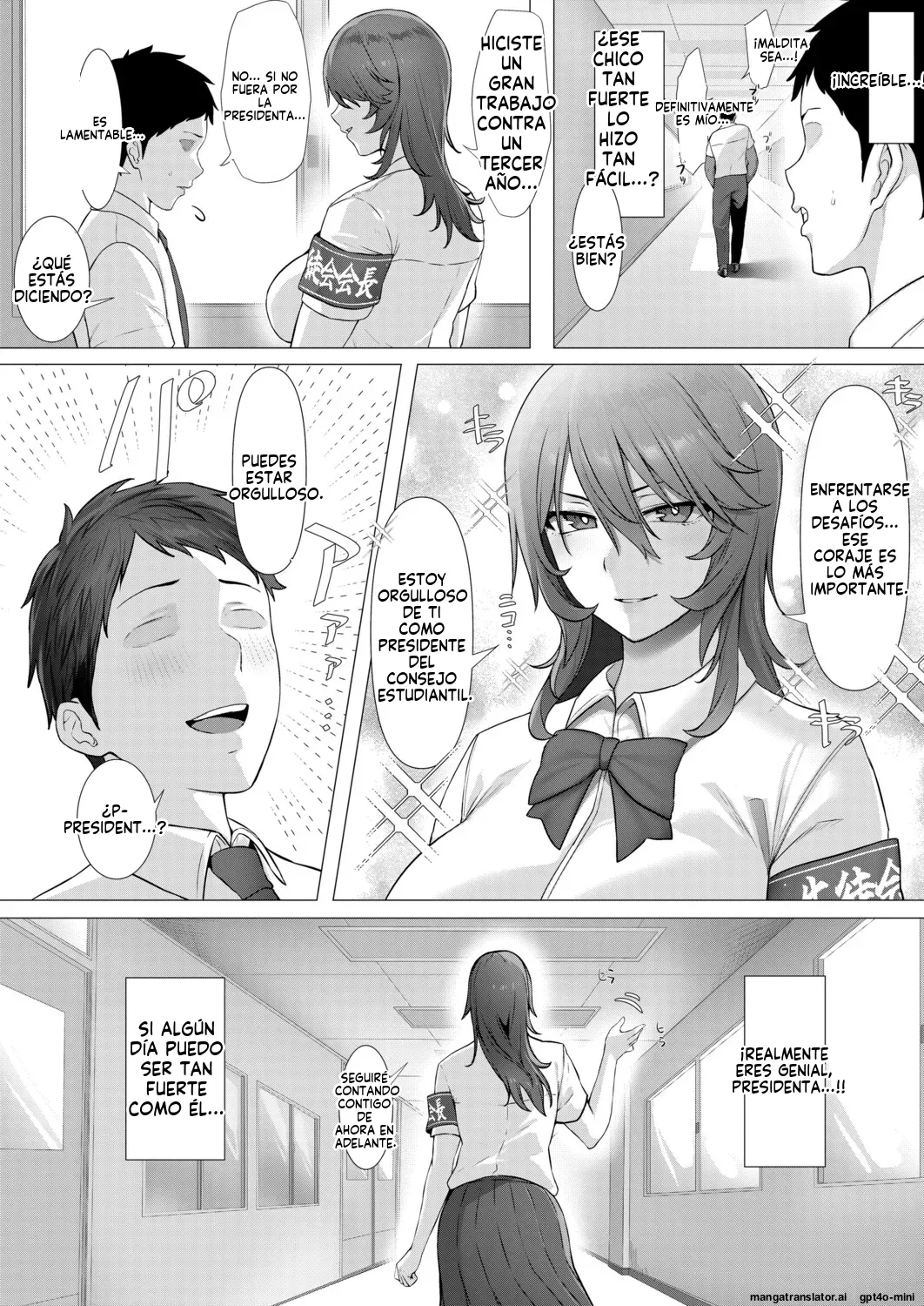 Akogare no Seitokaichou wa Yankee no Chin-kobi Kanojo | La Presidenta del Consejo Estudiantil que Admiro es la Novia de un Delincuente page 4 full