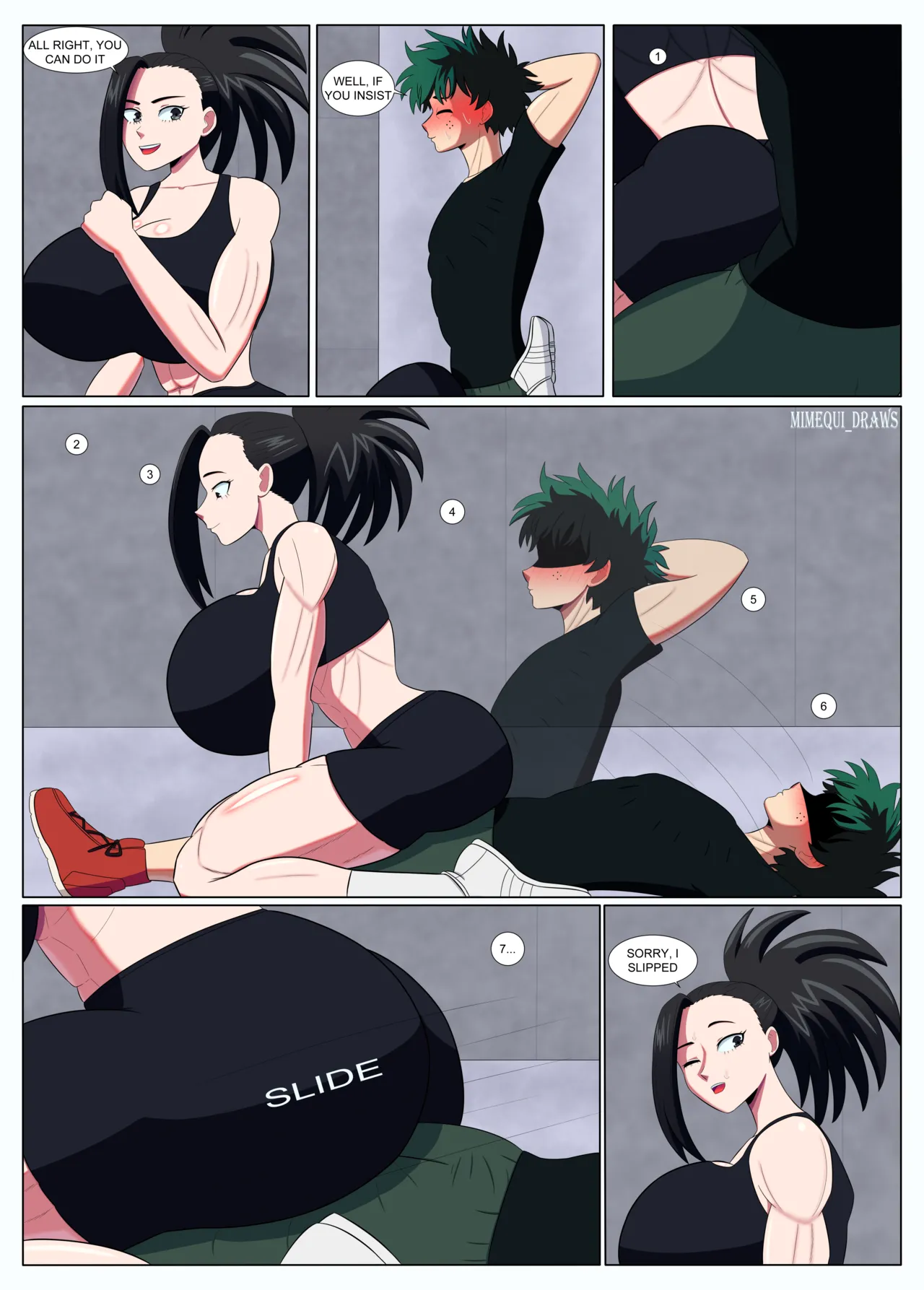 The Shy Guy from Class 1-A page 7 full