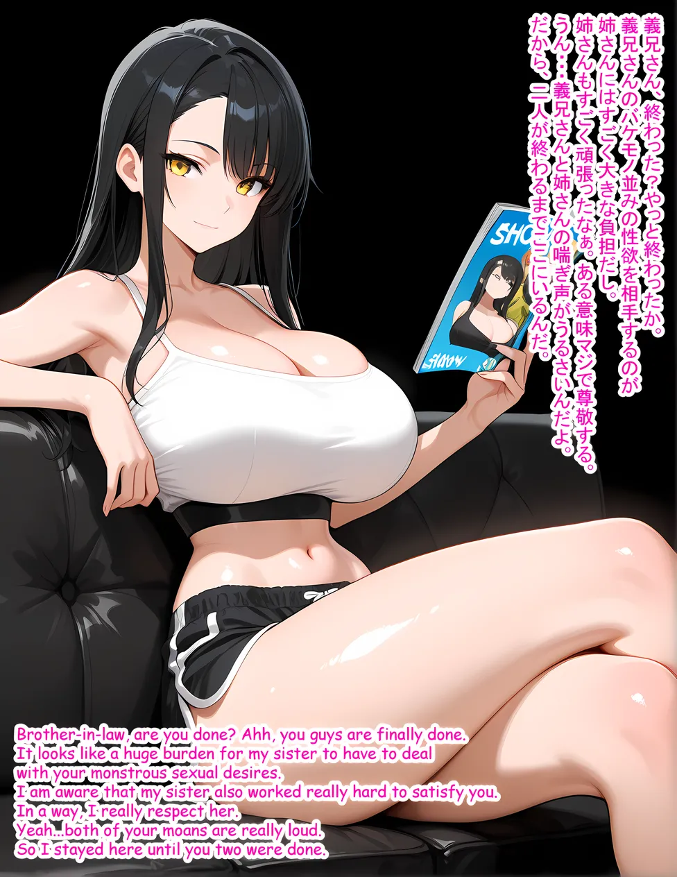 I can’t resist the temptation from my wife’s sister, who is also my ex-sugar baby,Wife Seduce 179 + α *IF/Cheating page 7 full