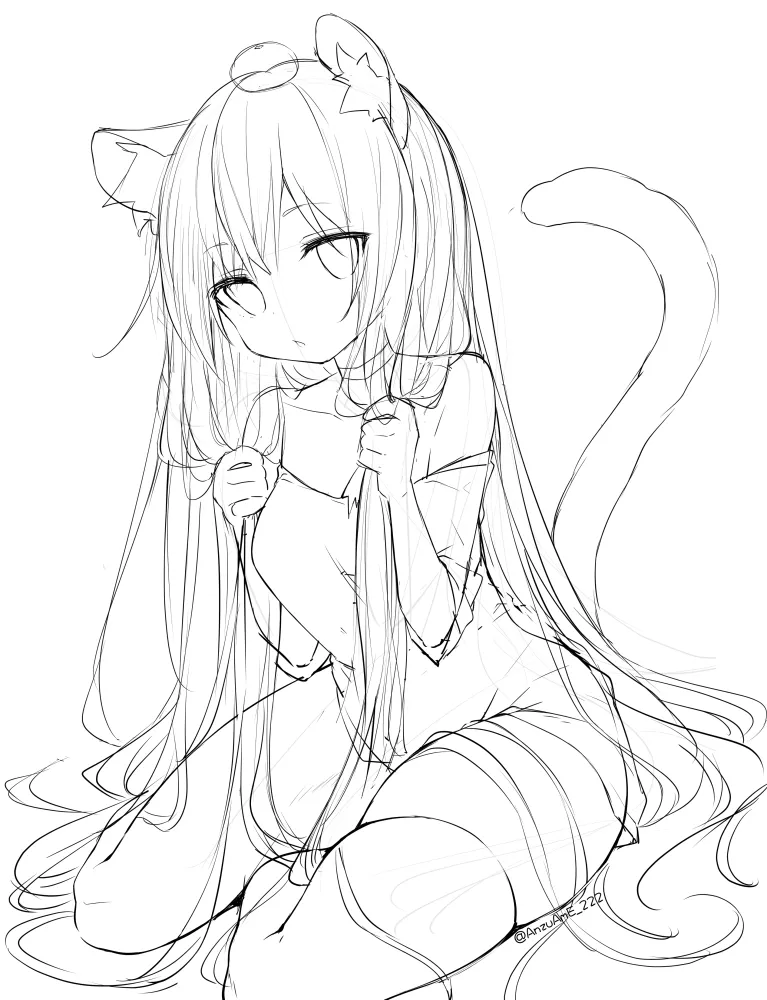 2022年もよろしくお願い致します。新年のご挨拶と大遅刻年始絵の差分など page 7 full