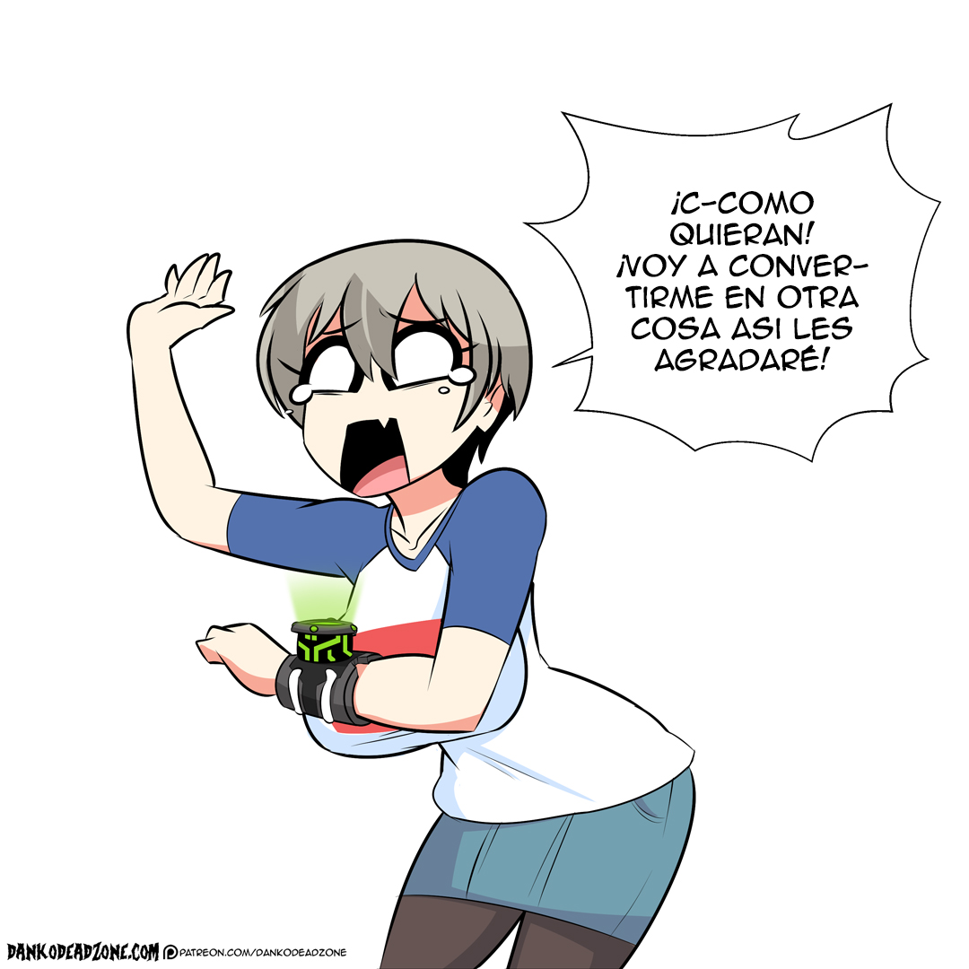 Uzaki-chan has an Omnitrix | Uzaki-chan tiene un Omnitrix page 1 full
