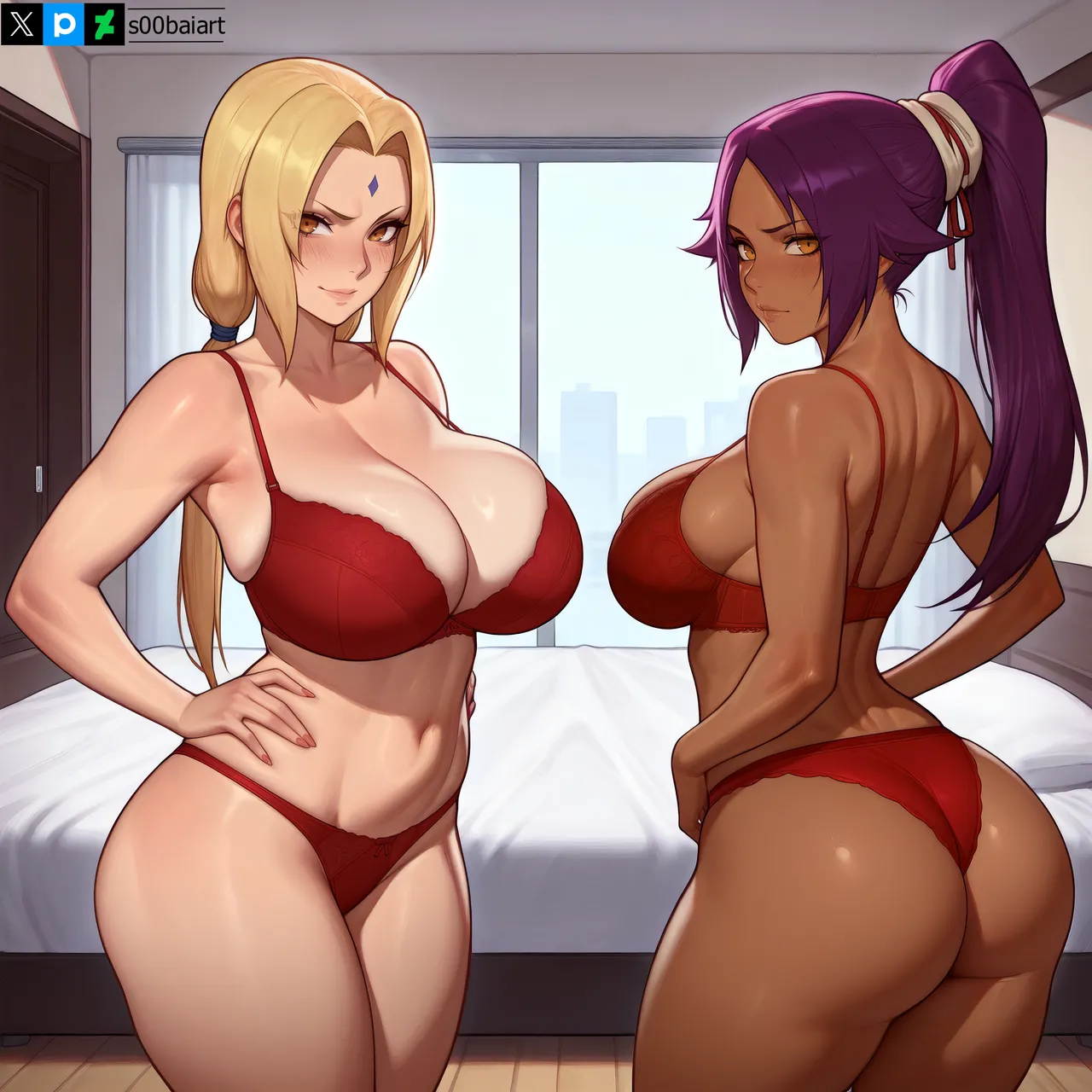 Tsunade x Yoruichi page 4 full