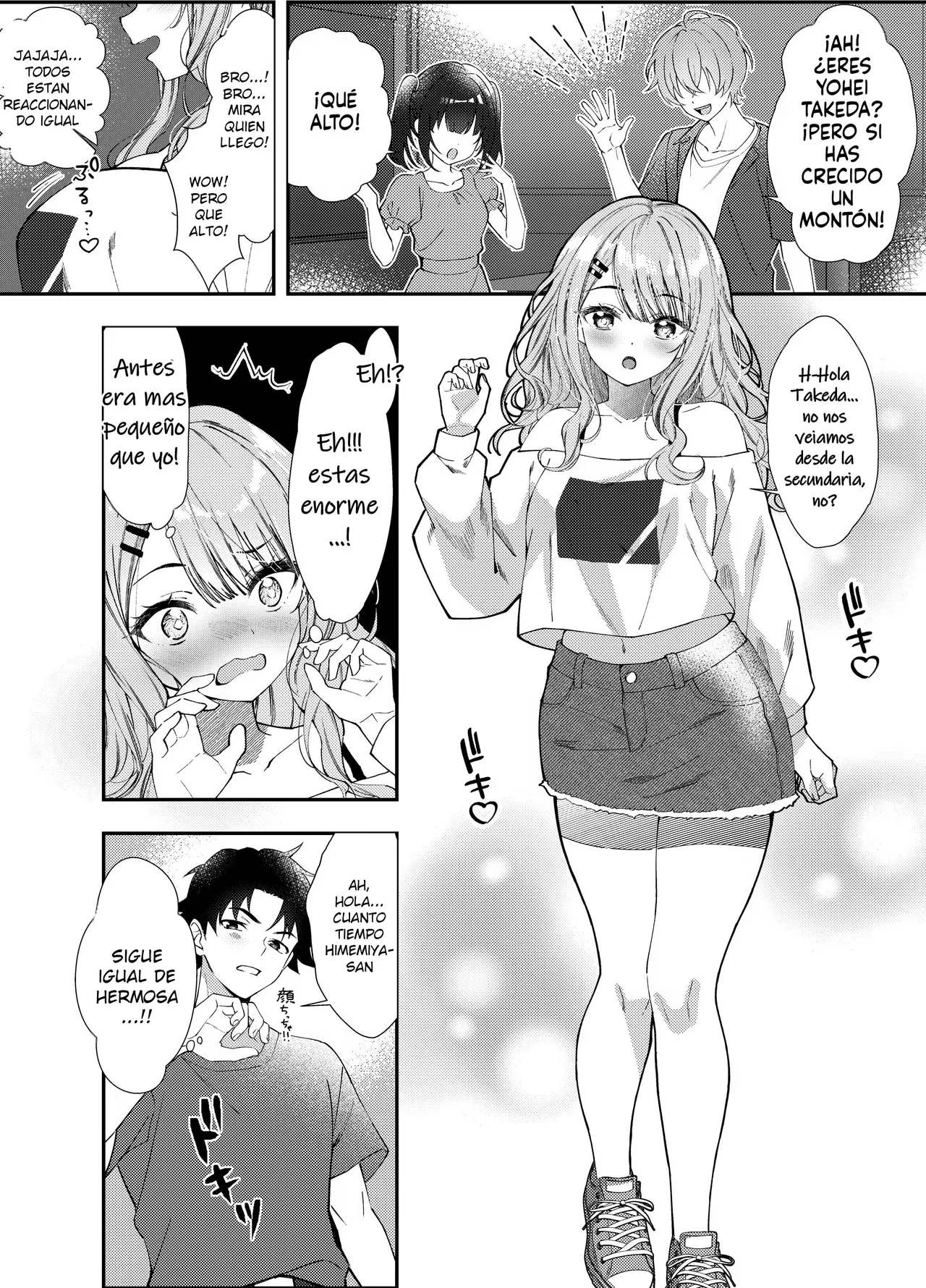 Dousoukai de Saikai shita Ano Ko to Namahame H｜Sexo Sin Protección con la Chica que Me Gustabaen Mi Reencuentro de la Secundaria H page 3 full