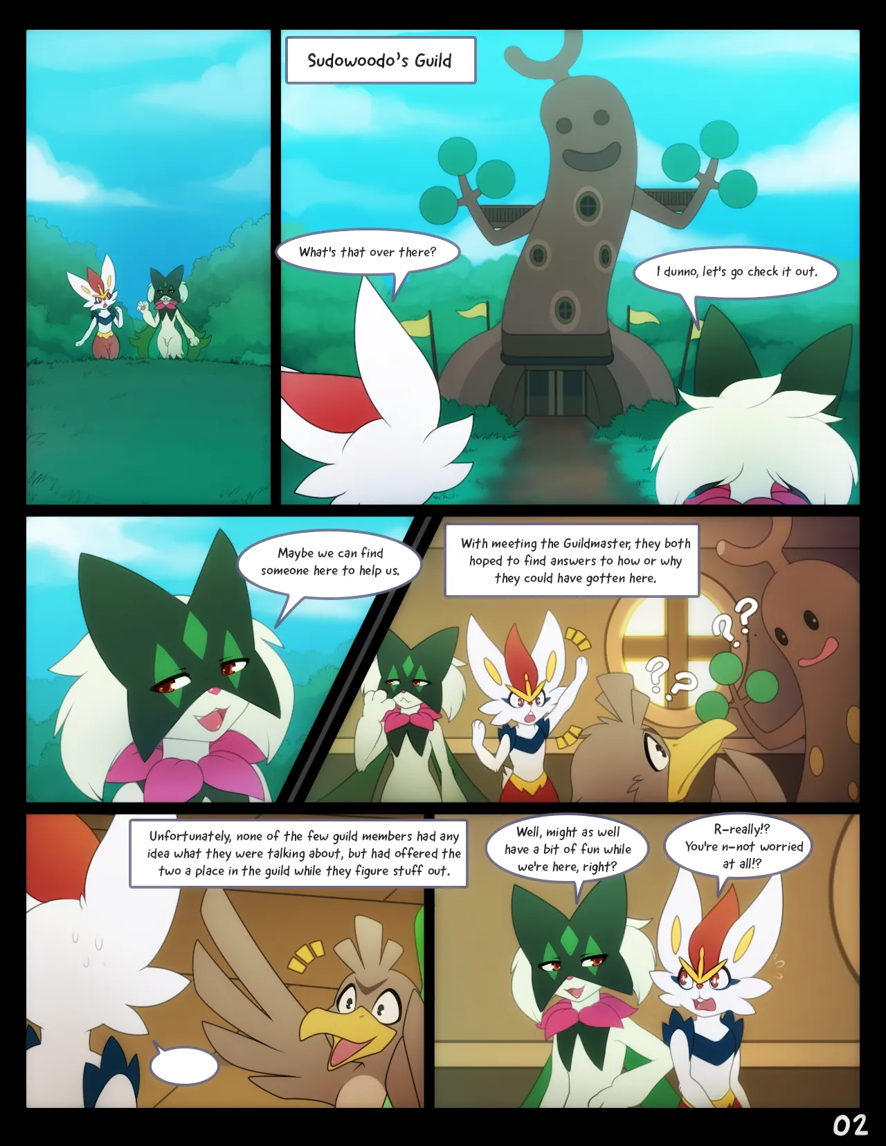 Mystery Dungeon Misadventures: Fastest of Friends page 3 full