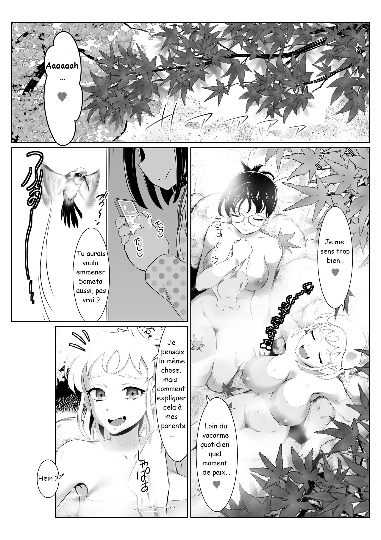 Toshiue Onee-san Tengoku  Hot Spring Assignment Group Sex Mission! page 8 full