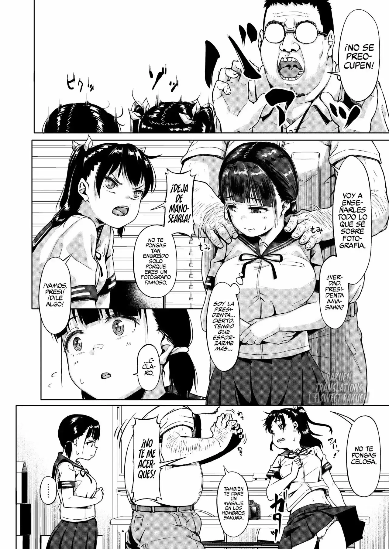 Joshi Shashin-bu to Oji-san Shidouin 1-5｜El Club de Fotografía Femenino y el Viejo Instructor 1-5 page 6 full