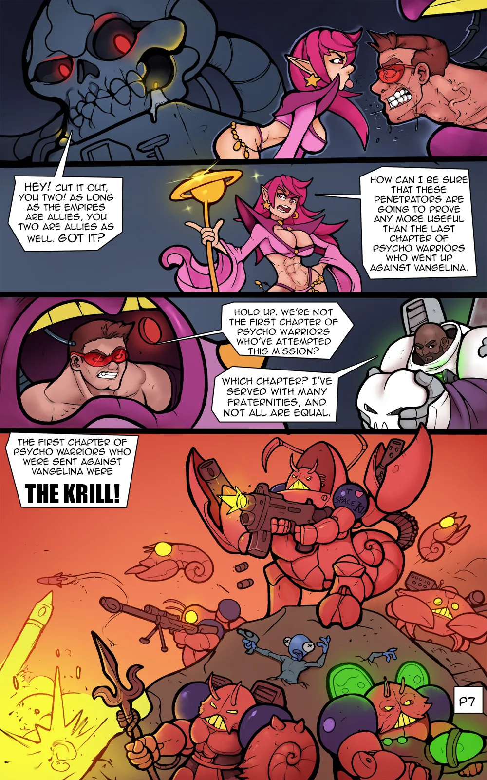 Space King: The Penetrators page 8 full