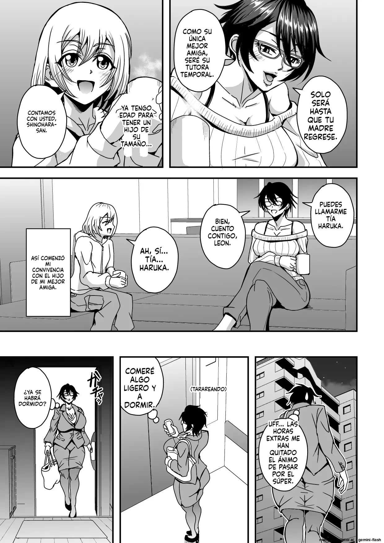 Arofour Dokushin BariCare Oba-san ga Yuujin no Musuko demo Aru Toshishita Danshi to no Kankei ni Hamaru Hanashi 1  MTL page 4 full
