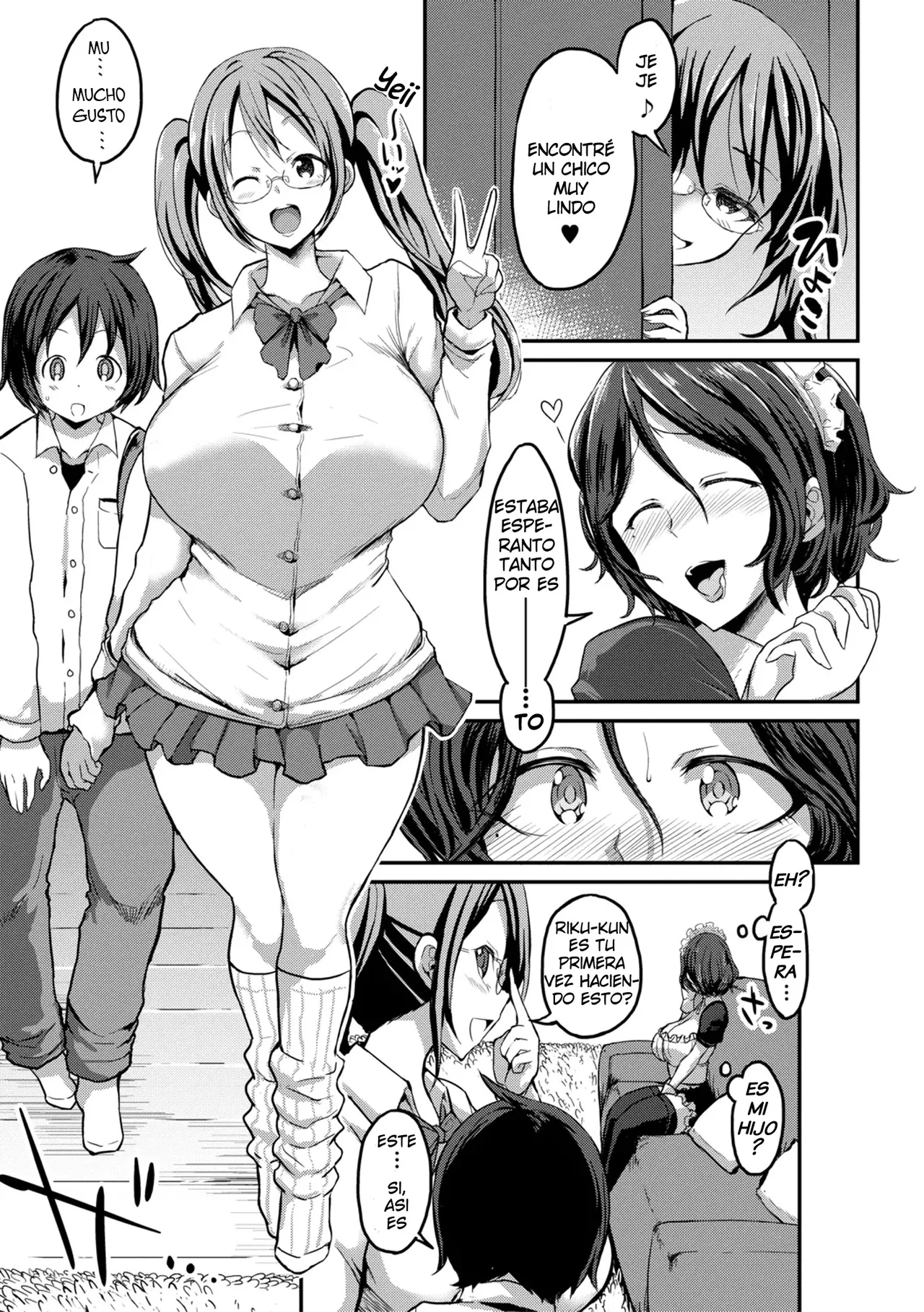 Bitch Mama no Tomadoi | Confundi a Mama con una puta page 5 full