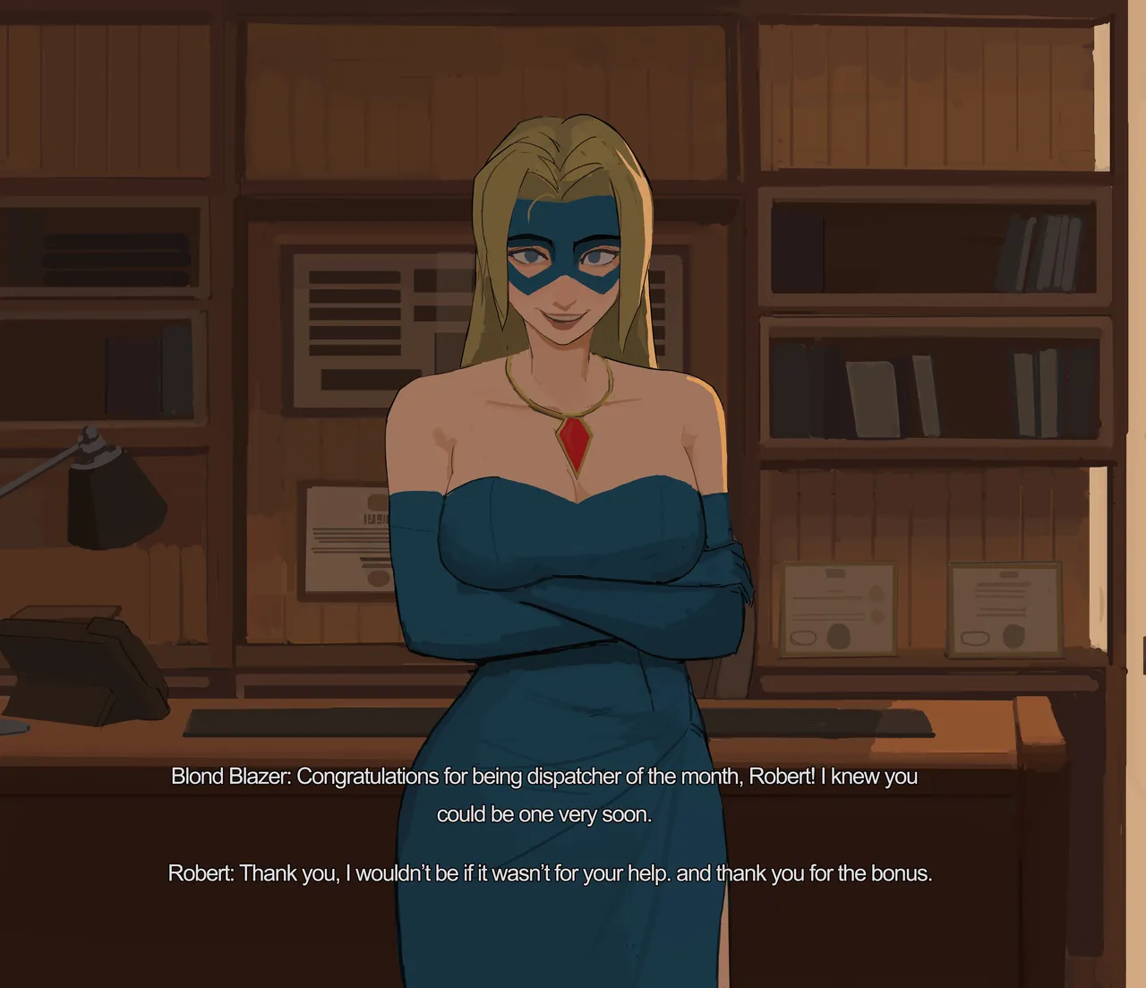 Blonde Blazer page 1 full