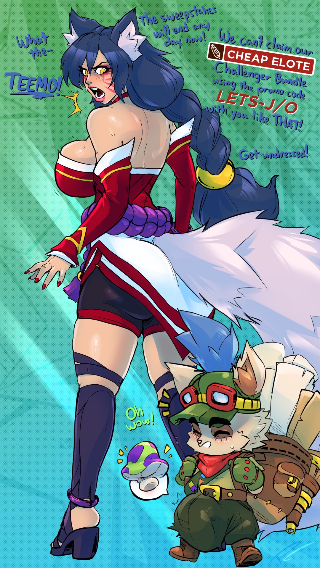 Ahri &amp; Teemo: A Bandle Scout's Voucher! page 1 full