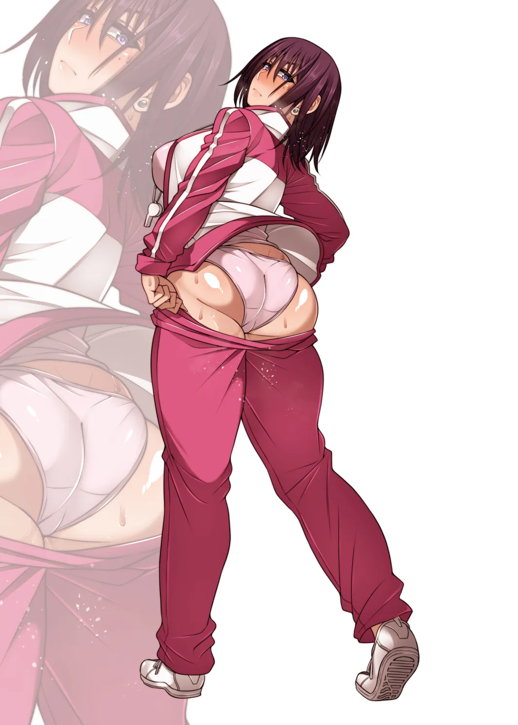 Tsugou no Ii Mesu Otsubone Taiiku Kyoushi Hen Part 1 &amp; 2 + bonus art page 3 full