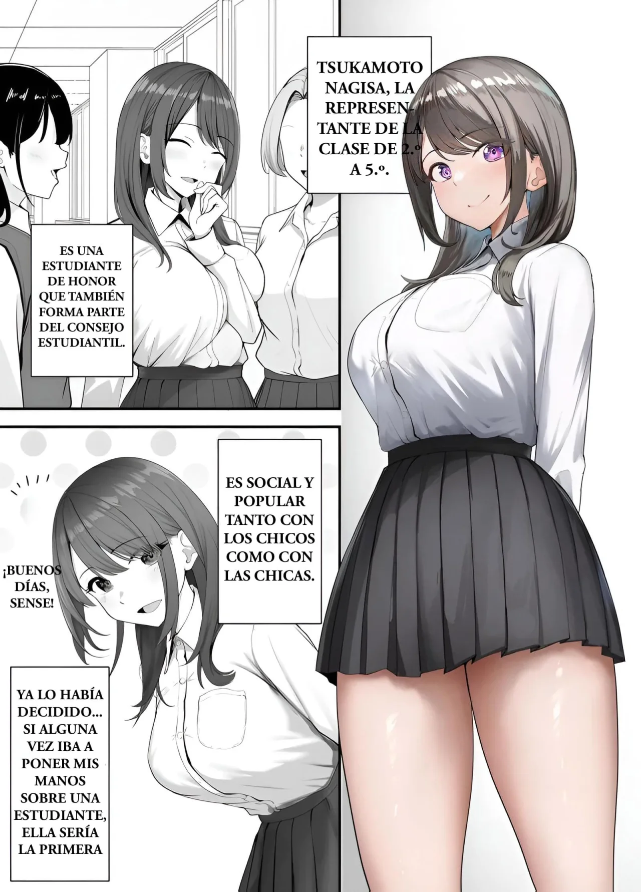 Saimin Kyoushi ga Seito o Onaho ni Suru Hanashi｜La Historia de un Profesor que Usa Hipnosis para Convertir a su Alumna en un Onahole page 3 full