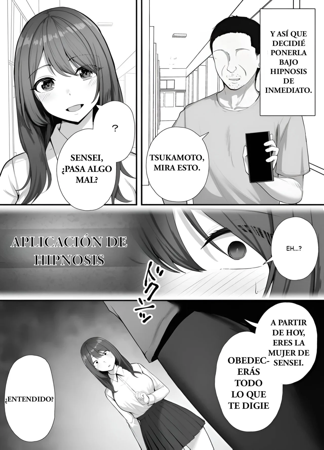 Saimin Kyoushi ga Seito o Onaho ni Suru Hanashi｜La Historia de un Profesor que Usa Hipnosis para Convertir a su Alumna en un Onahole page 4 full