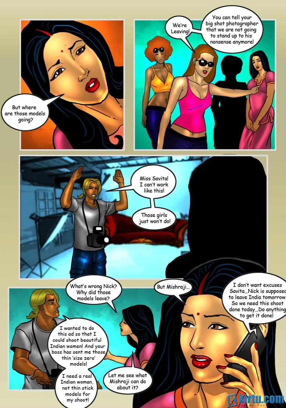 Savita Bhabhi Episode 26 The Photoshoot page 6 full