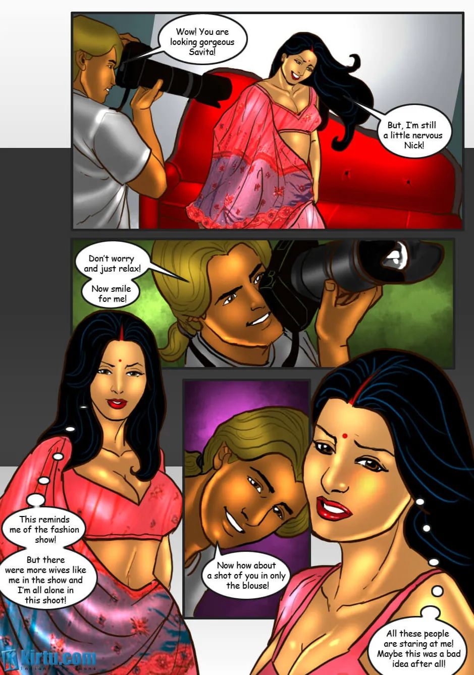 Savita Bhabhi Episode 26 The Photoshoot page 8 full