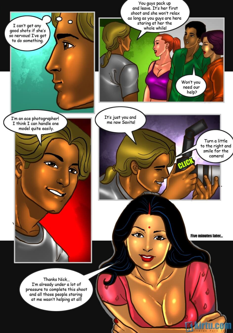 Savita Bhabhi Episode 26 The Photoshoot page 9 full