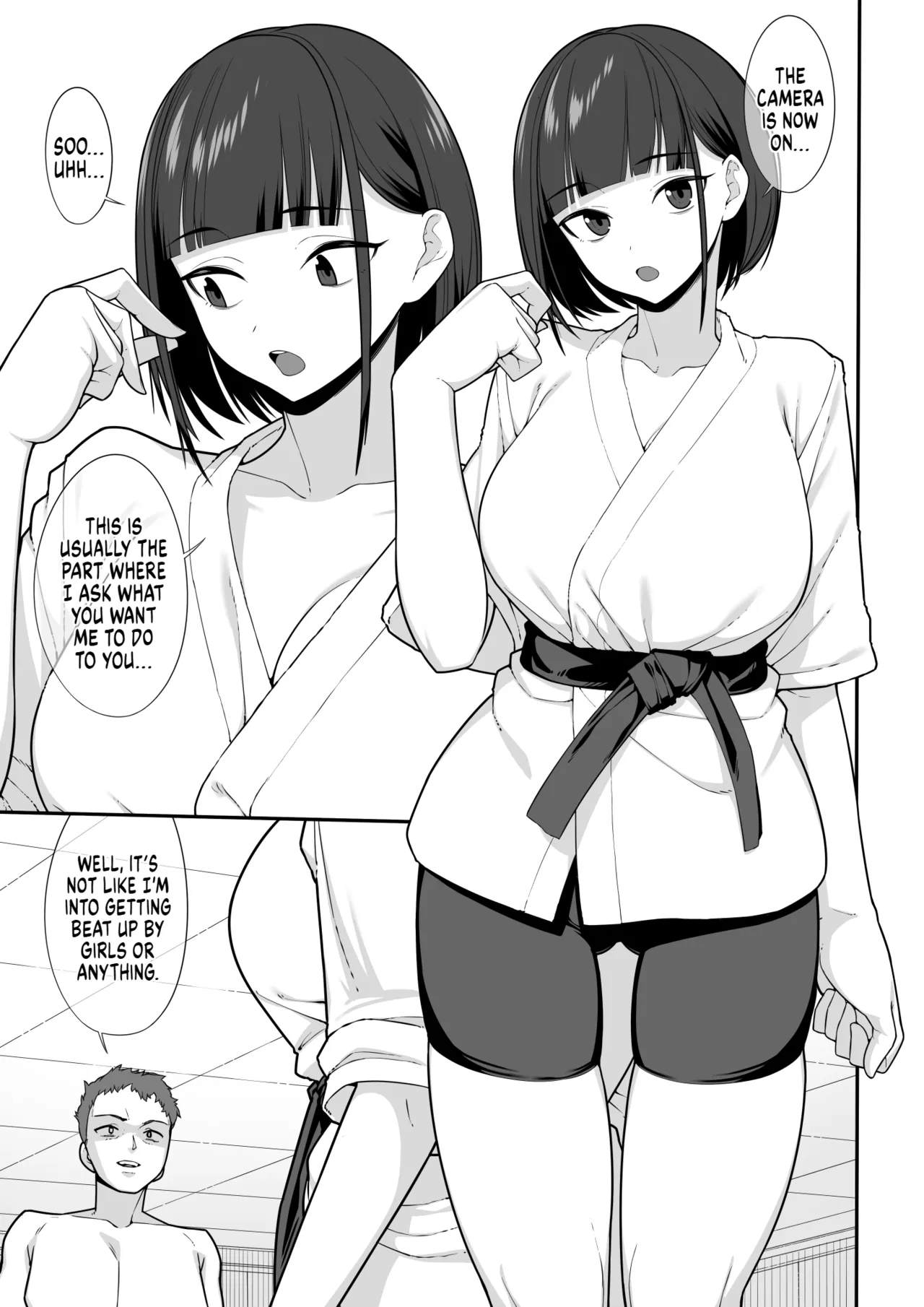 I tried to blackmail a girl with her secret account, and she smothered me to death with her tits! page 4 full