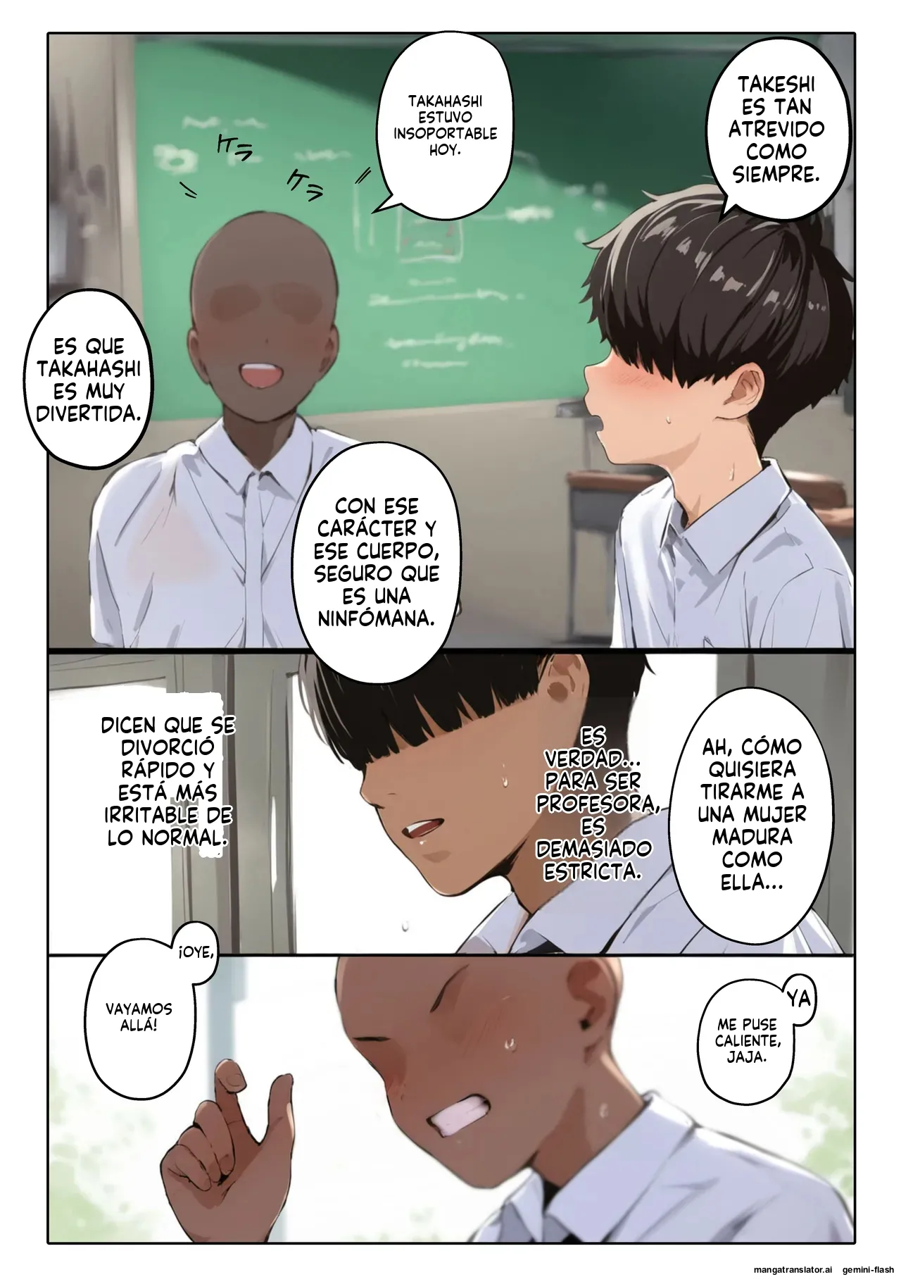 Oneshota sensei! 1  MTL page 9 full