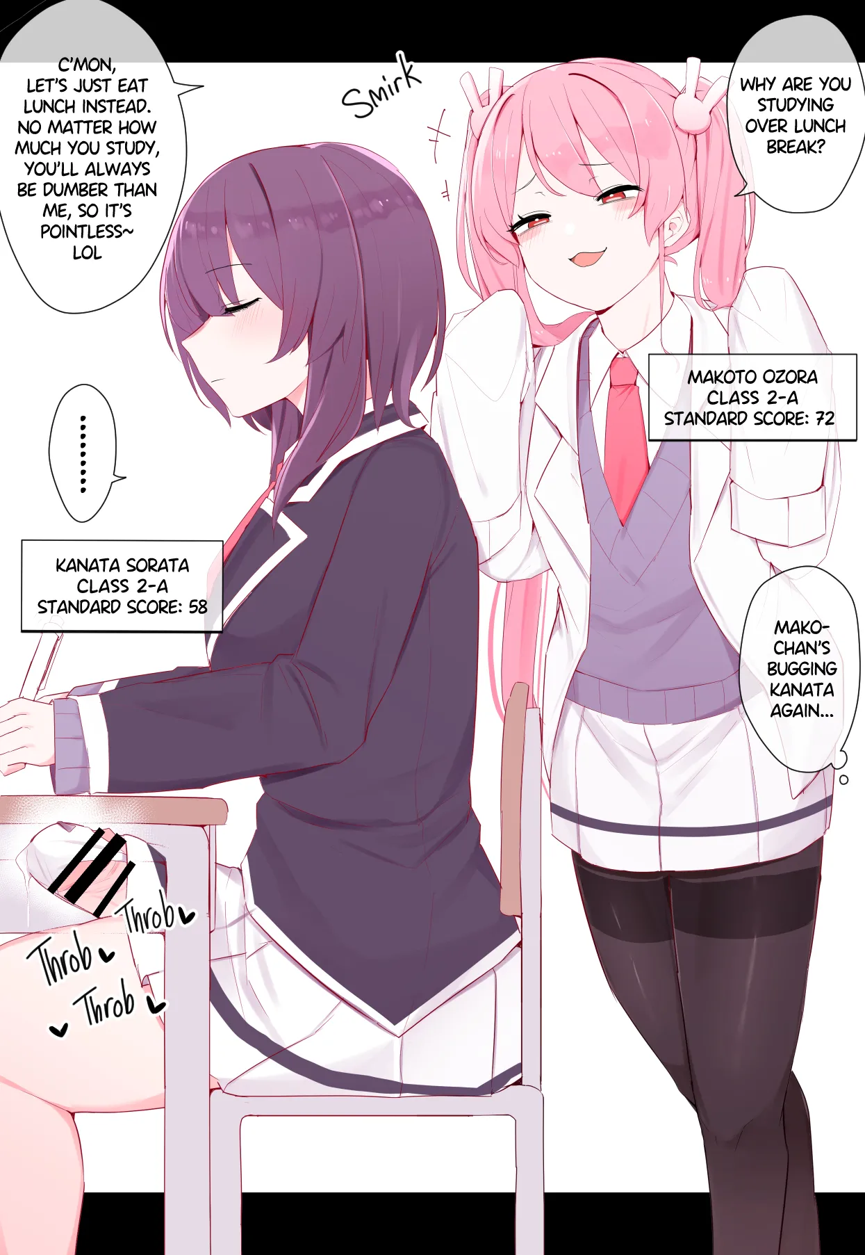 Putting a Cheeky Classmate in Their Place page 1 full