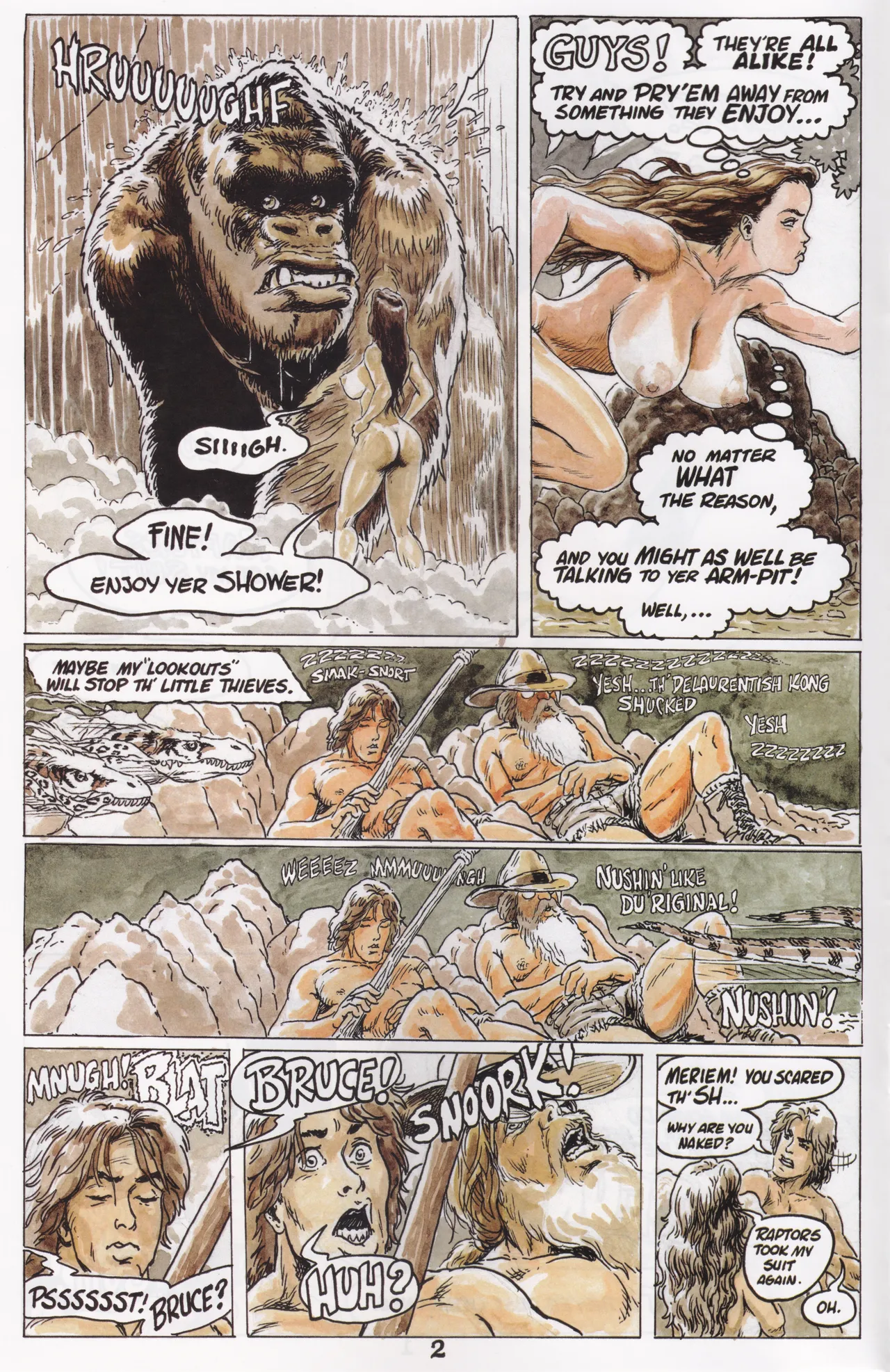 Cavewoman 2014 Convention Book - 20 Years of Beauty &amp; Beasts page 4 full