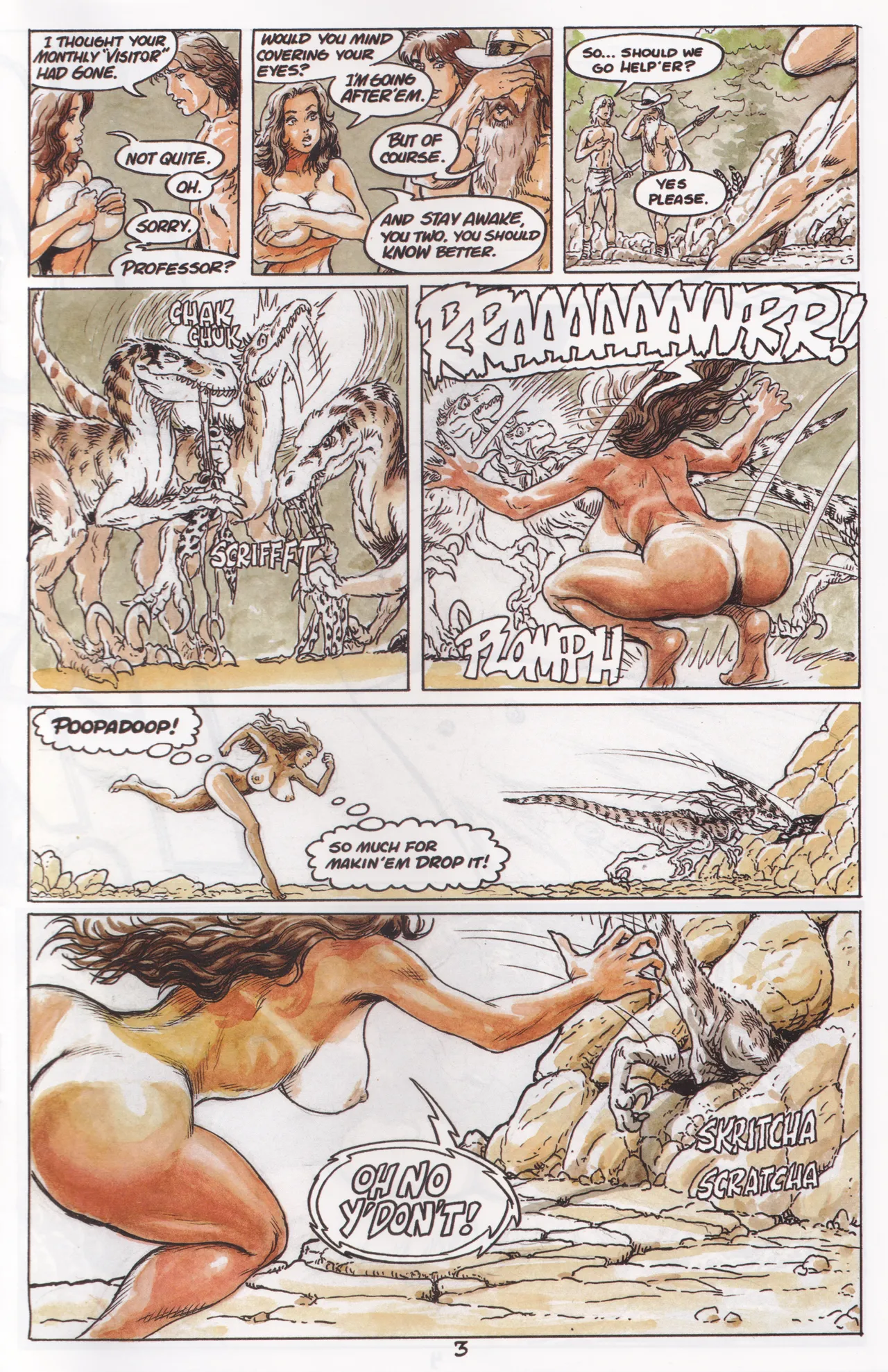 Cavewoman 2014 Convention Book - 20 Years of Beauty &amp; Beasts page 5 full