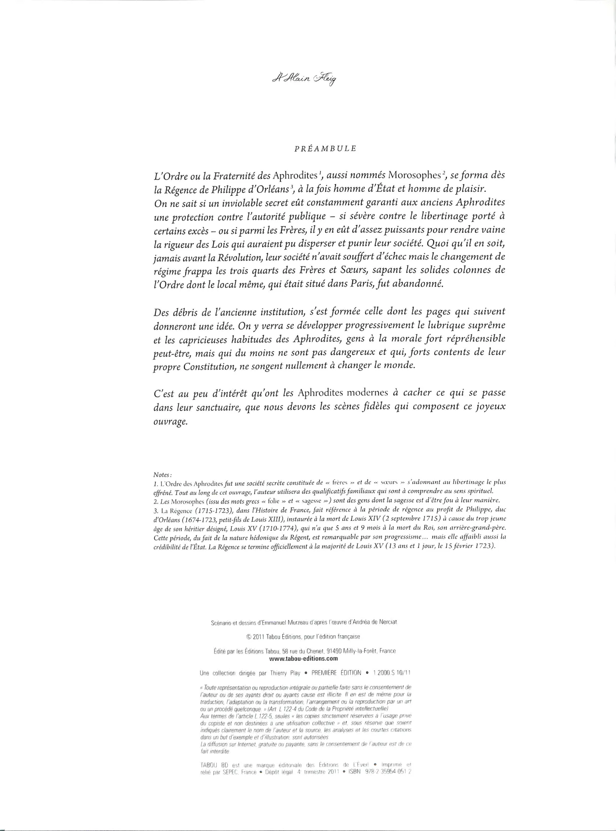 Les Aphrodites: T02 - Le Masque Aveugle page 3 full